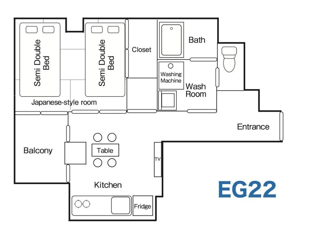 1 Min. to JR Imamiya Sta. close to Dotonbori #206 大阪住宿照片 (3)