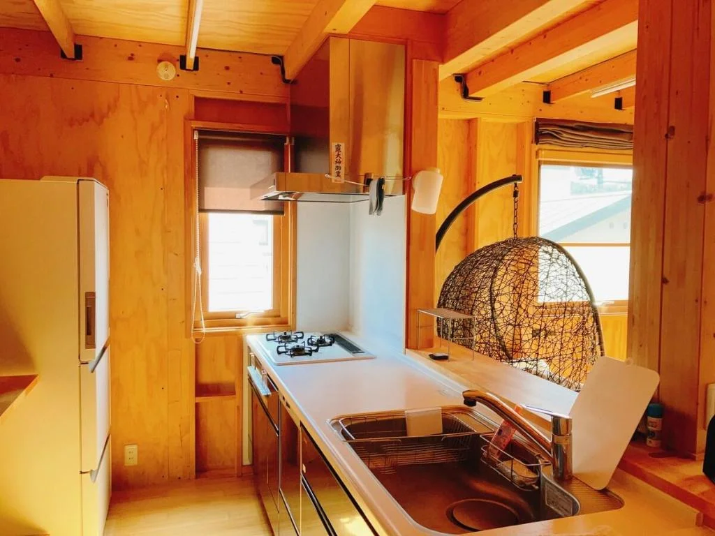 House near Furano Ski Resort with Wood and Brick 富良野住宿照片 (3)