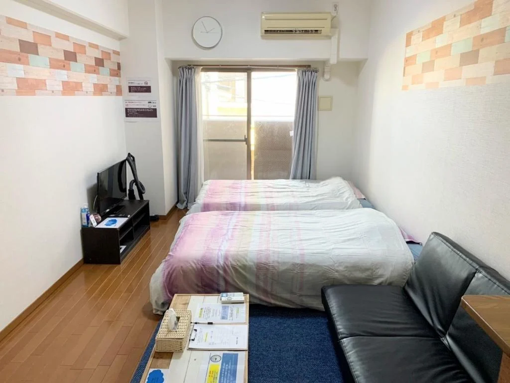 oo501 日本橋駅徒歩3分/難波エリア徒歩圏内/ダブルベッド2台/最大4名 大阪住宿照片 (1)