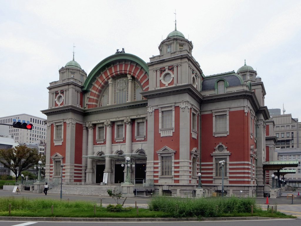 中之島公會堂河岸景觀