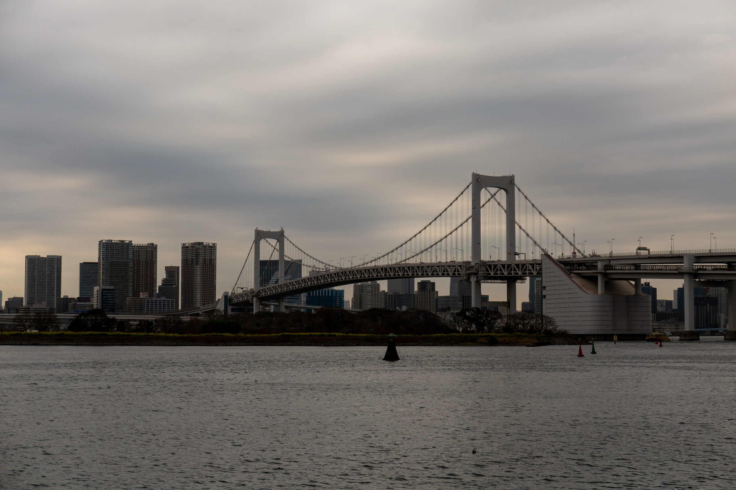 台場彩虹橋夕陽