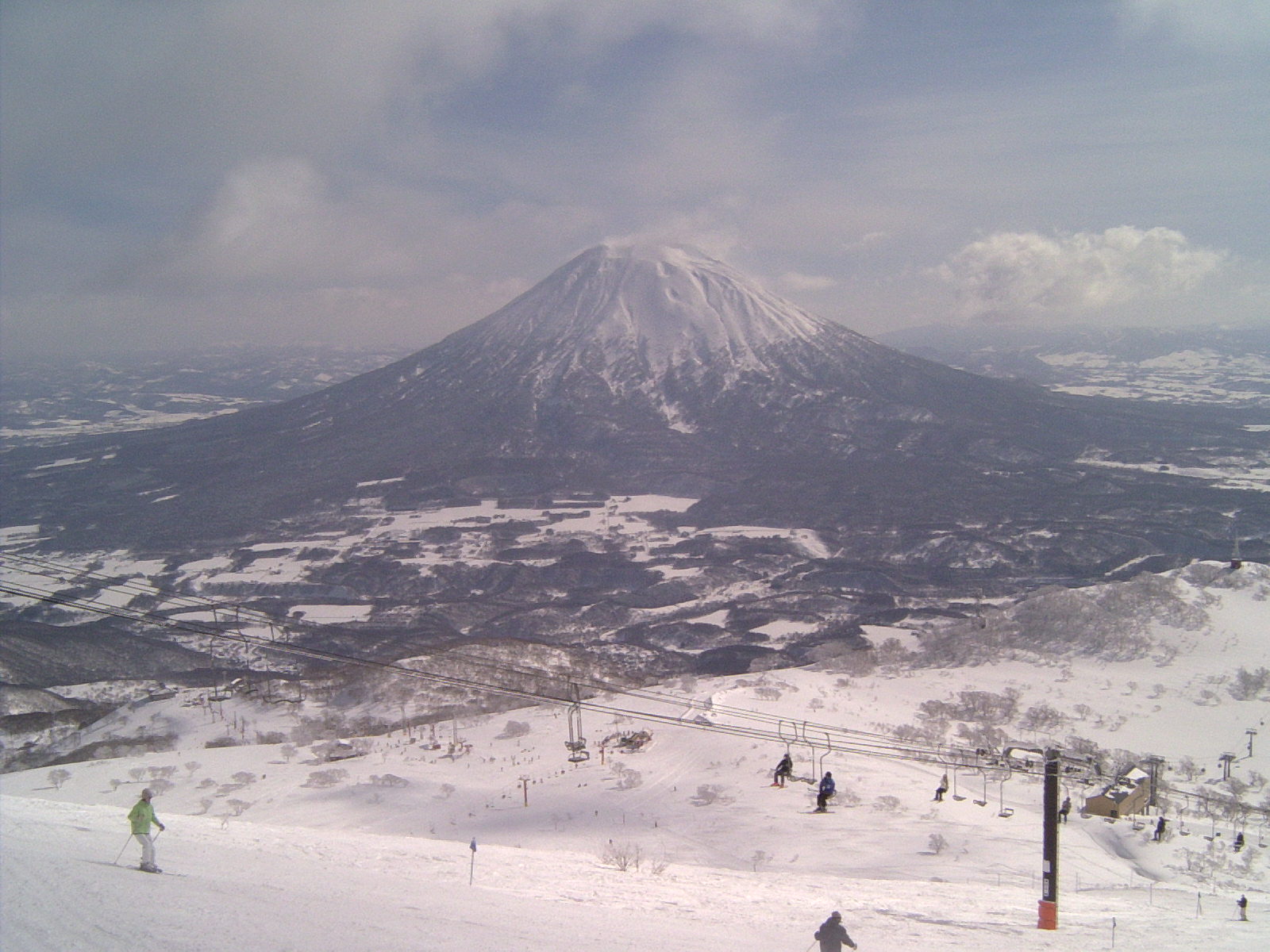 從希拉夫滑雪場遠眺羊蹄山
