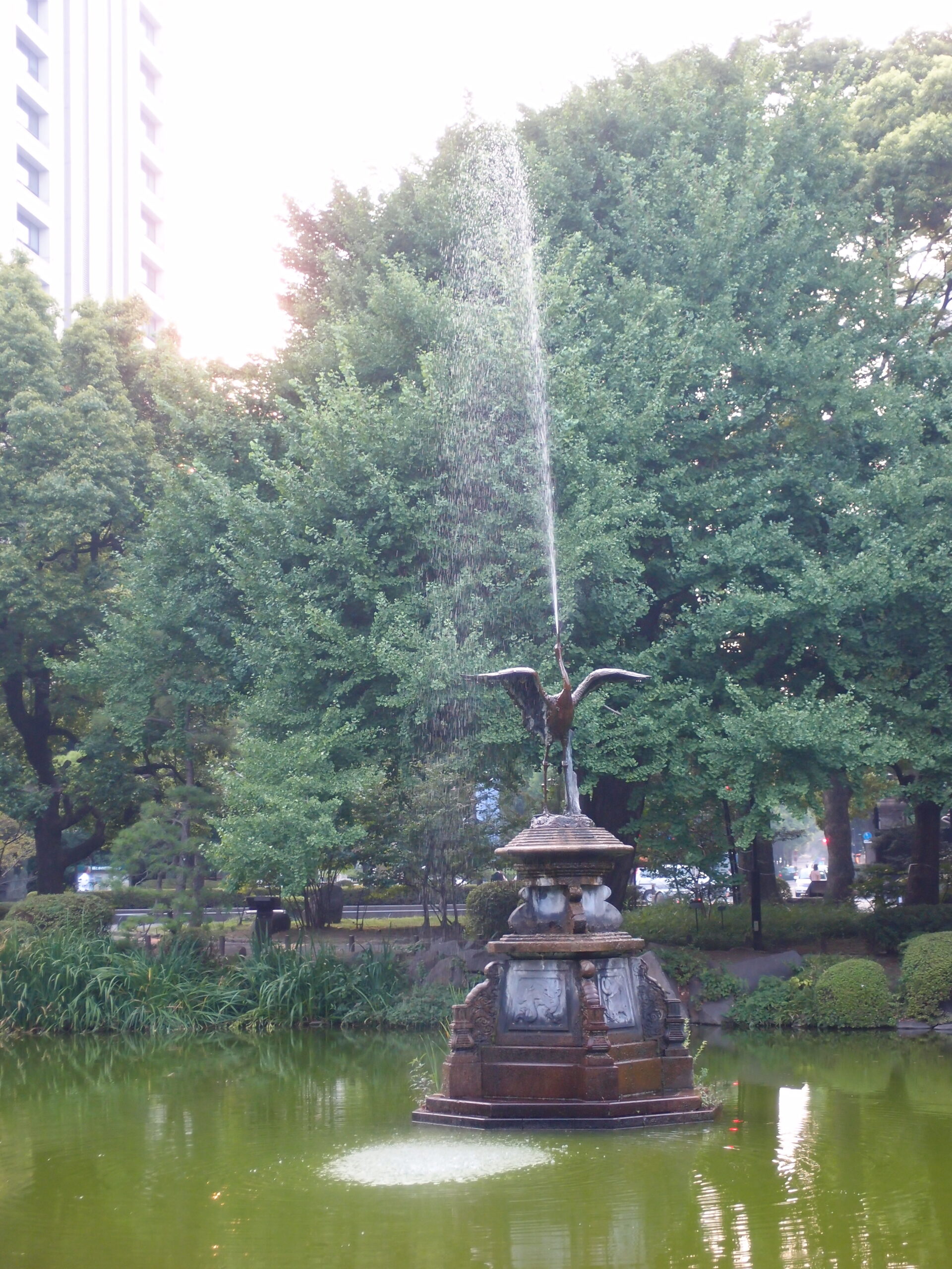 日比谷公園的鳥噴泉