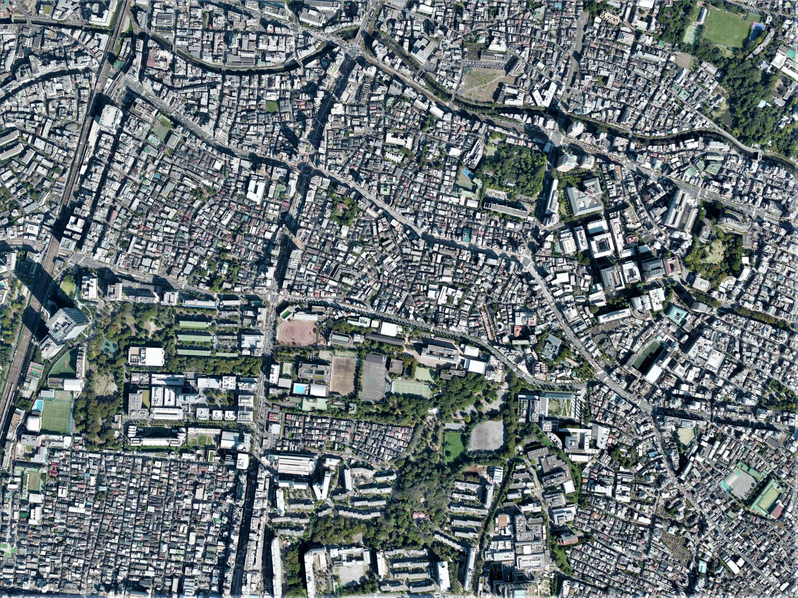 早稻田大學校園空中攝影