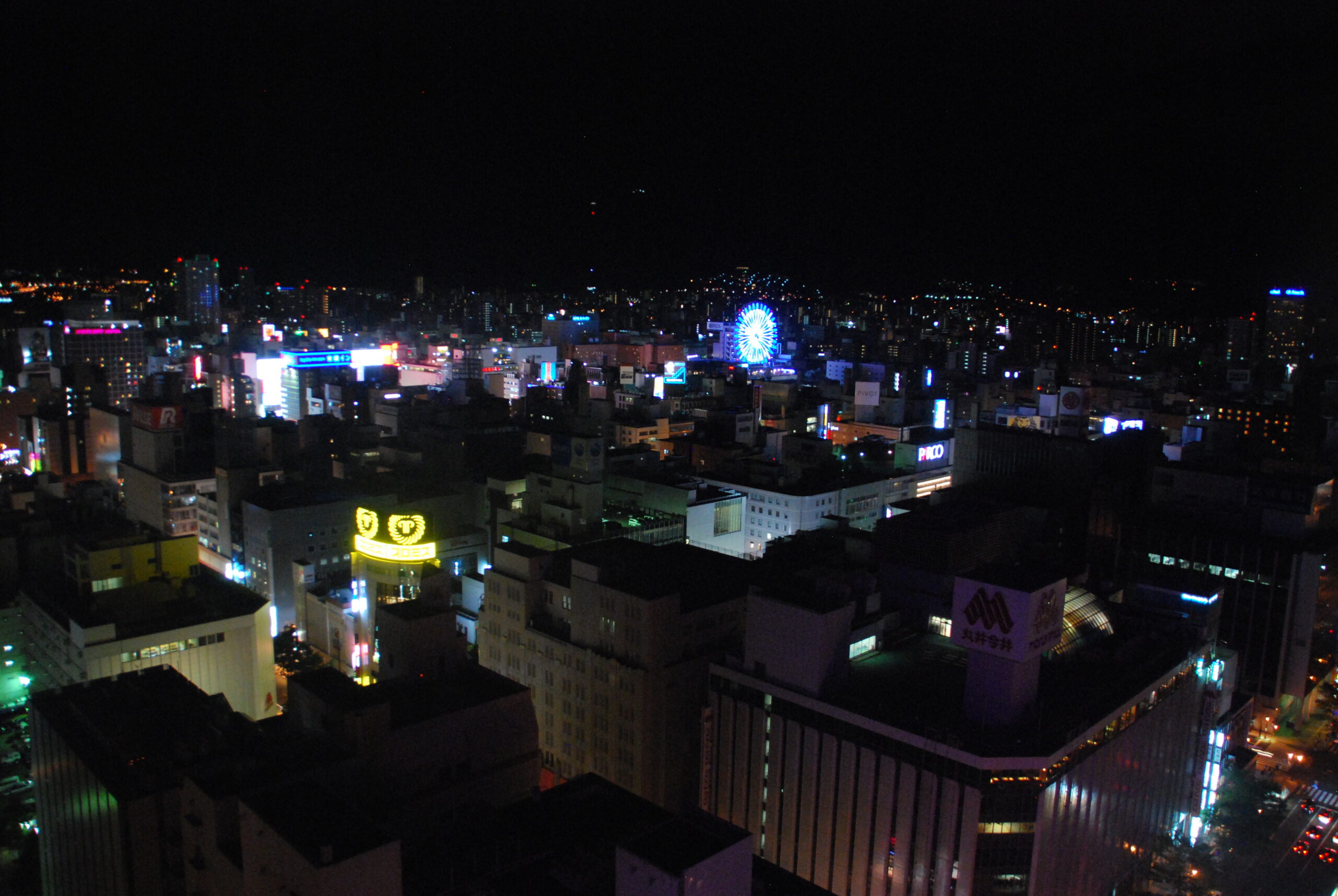 札幌夜景，電視塔拍攝