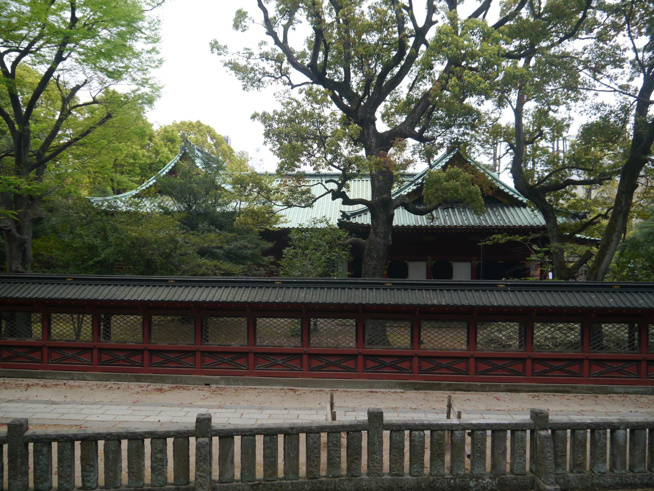 根津神社外部景觀