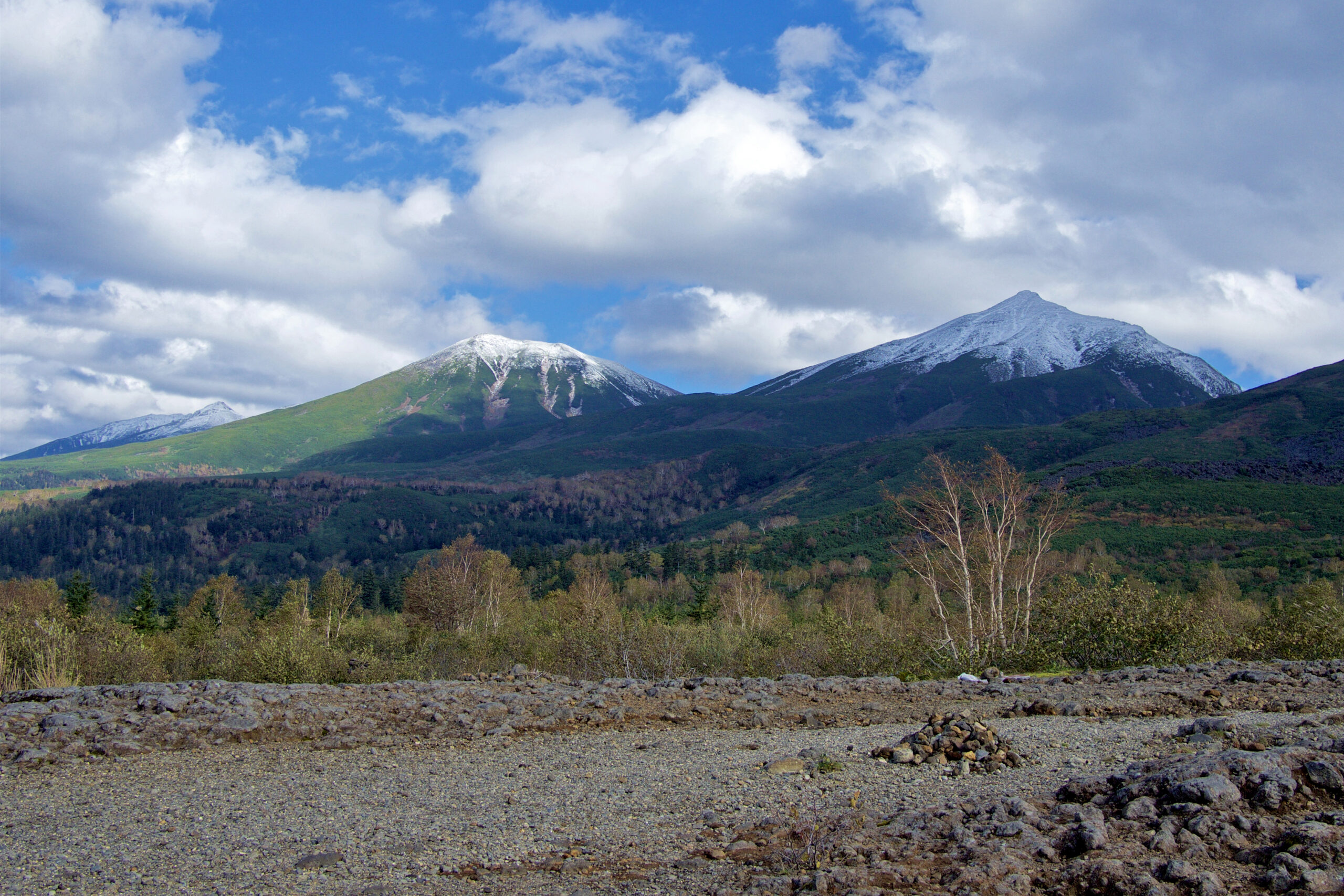 美瑛富士山與美瑛岳