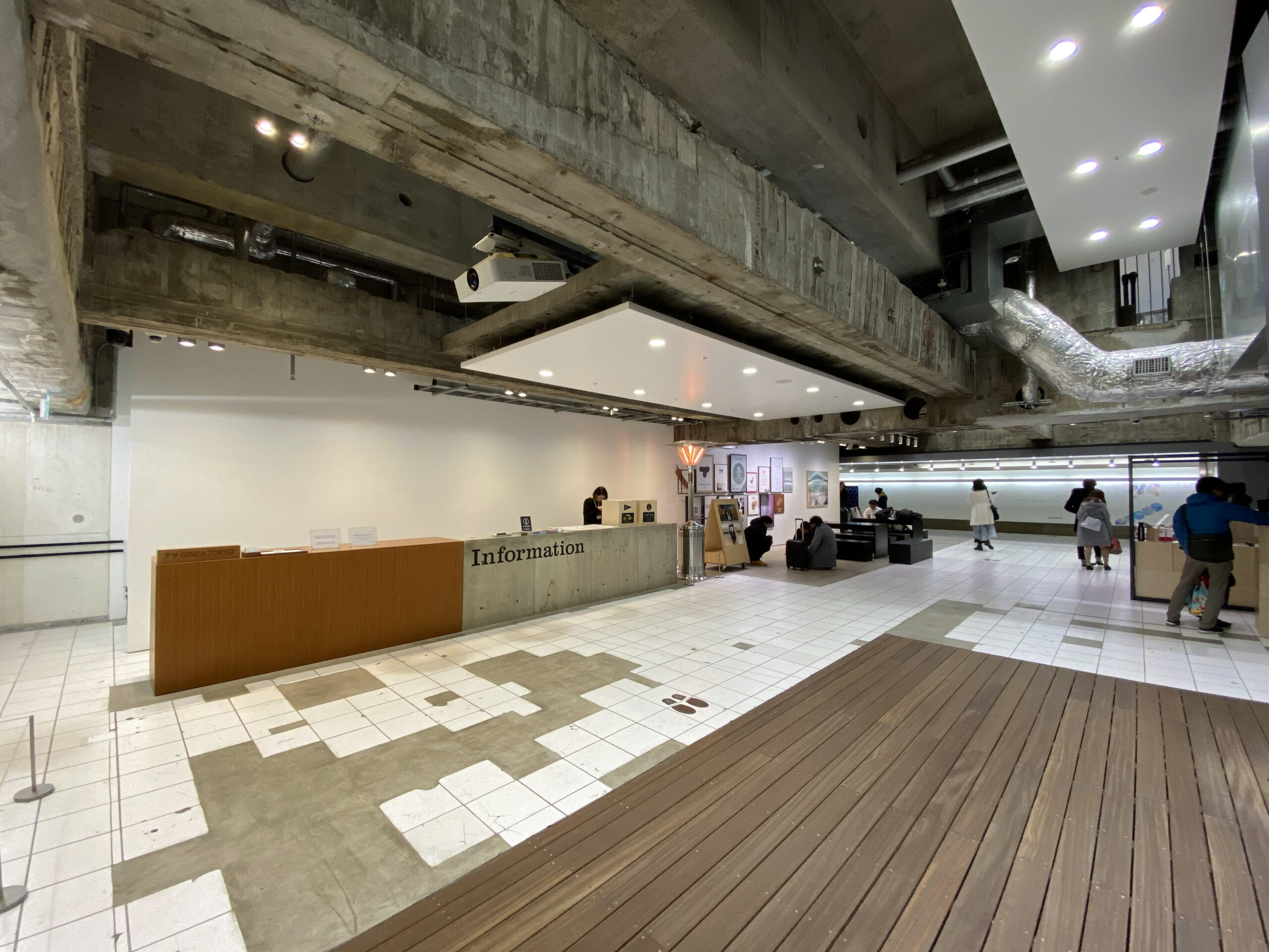 銀座索尼公園接待區