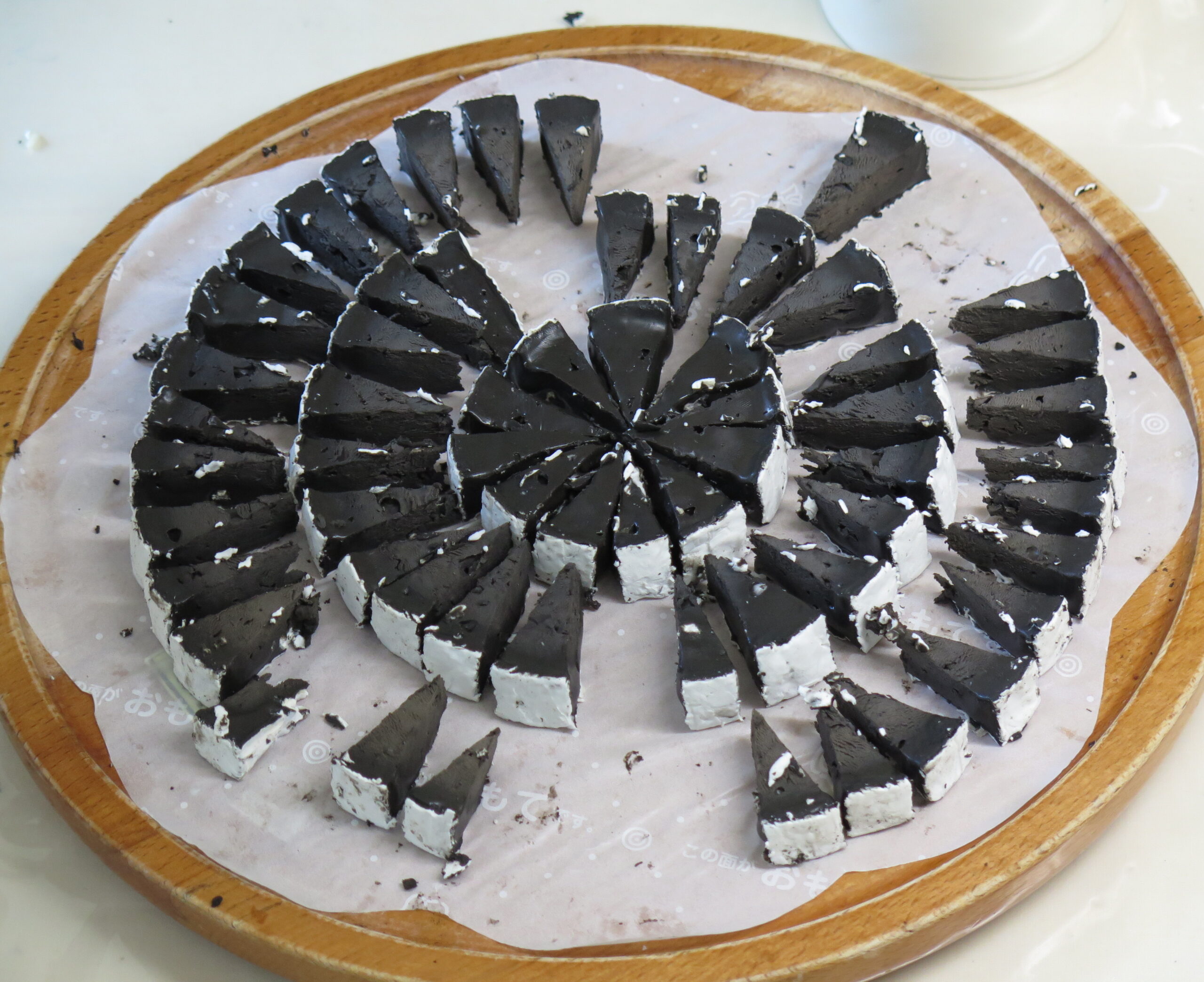 黑色起司三角形