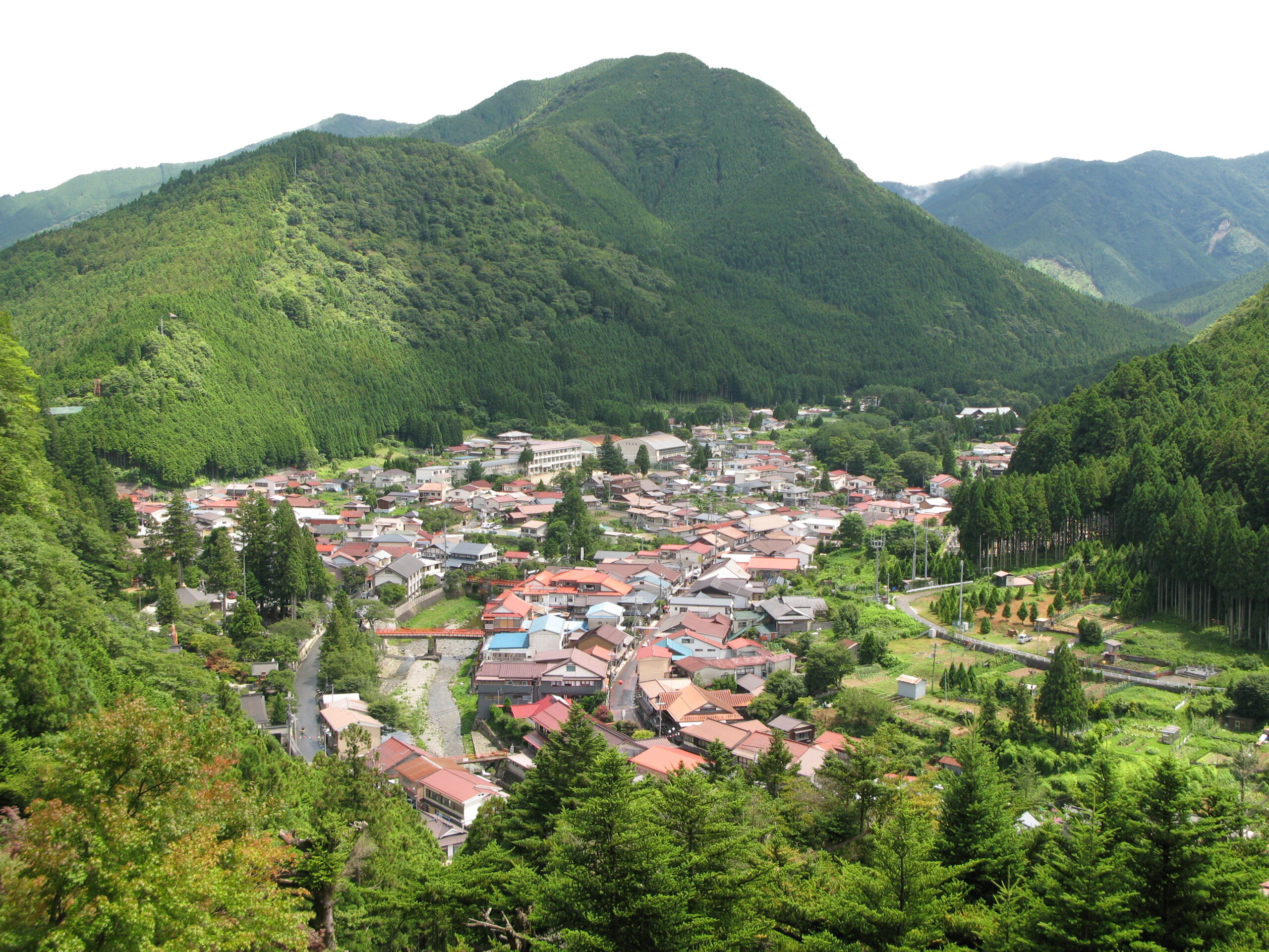 奈良縣 道路川、天川村