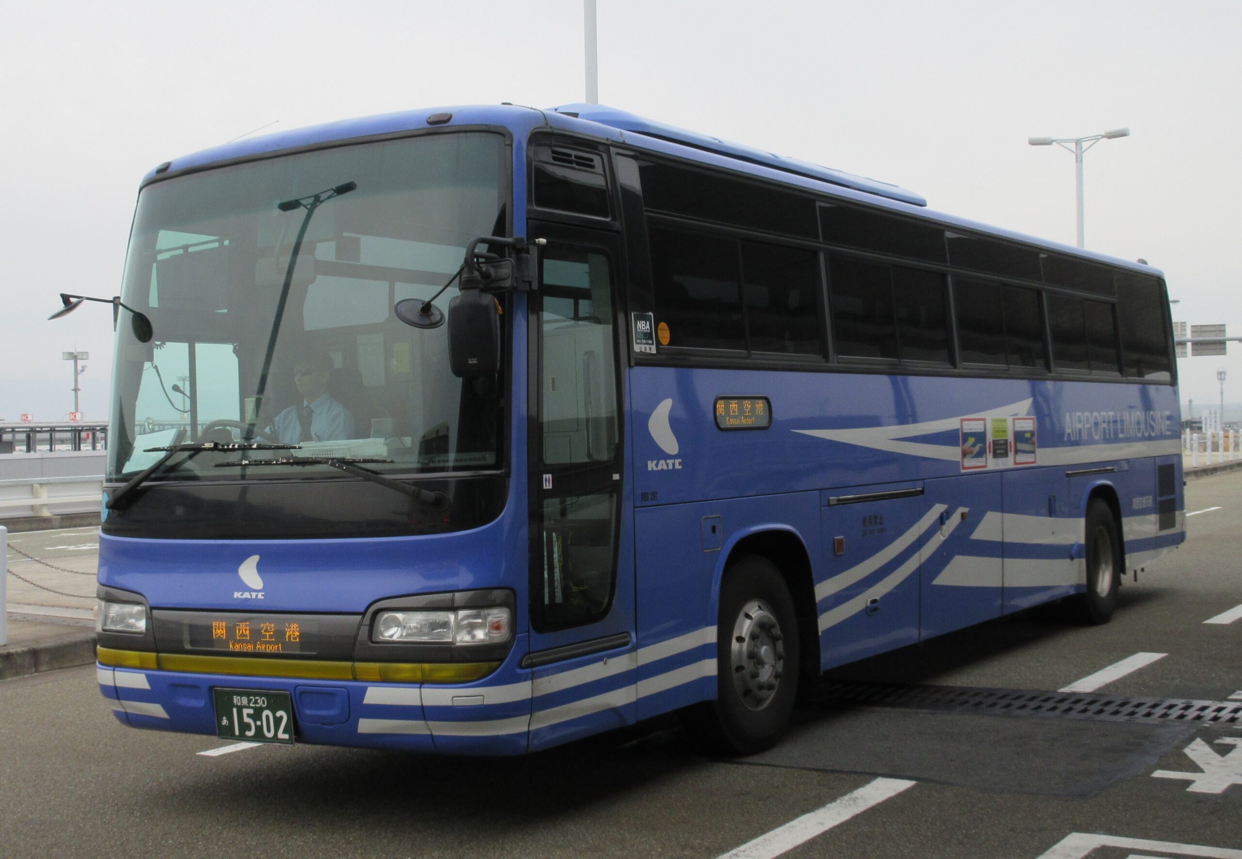 關西機場交通指示牌