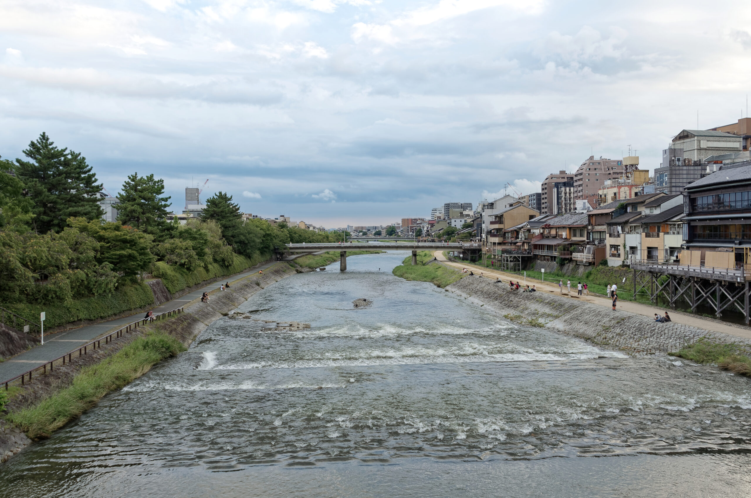 京都鴨川風景