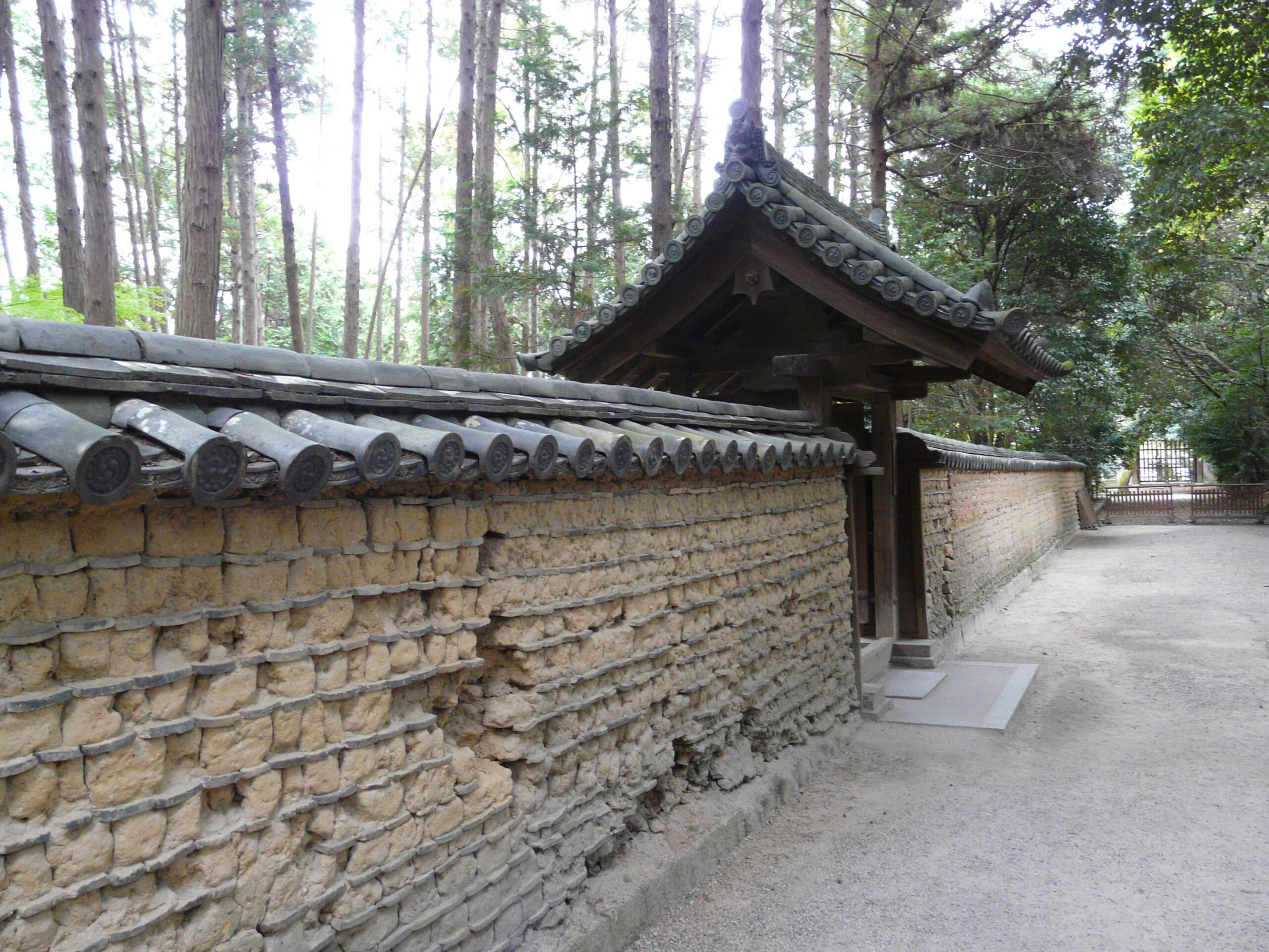 唐招提寺，土牆 01