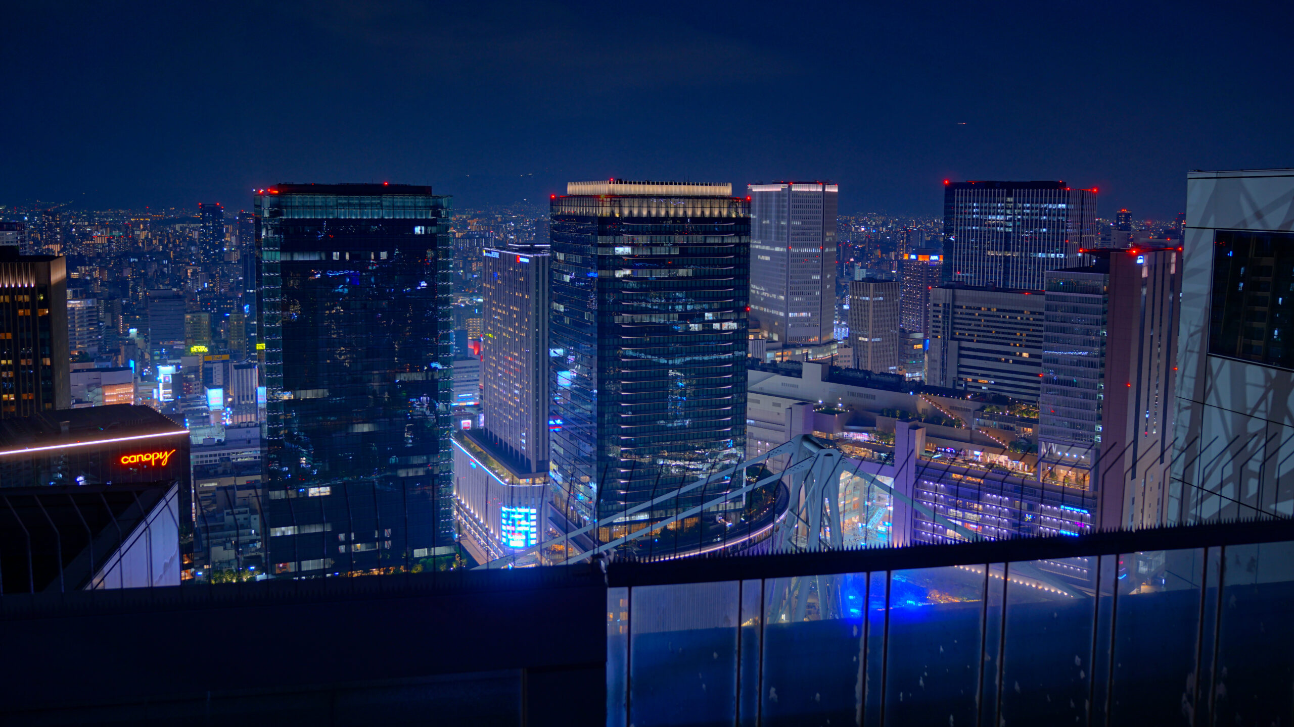 梅田天空大樓夜景（東側）