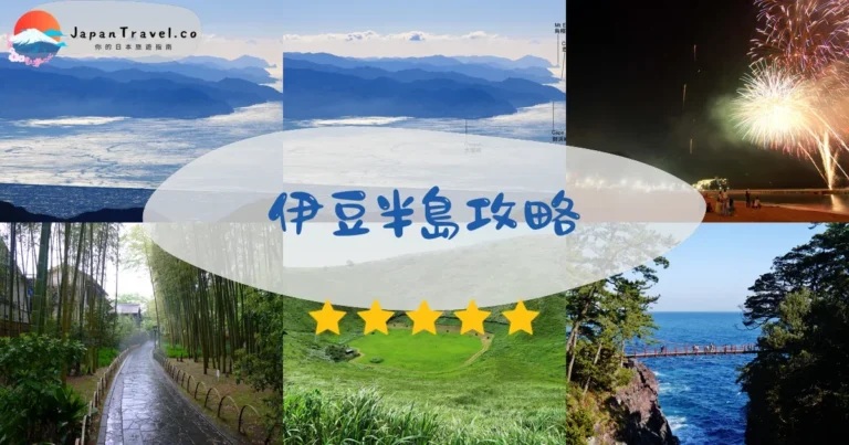 【伊豆半島】2026攻略：溫泉+海鮮+地質公園｜4區