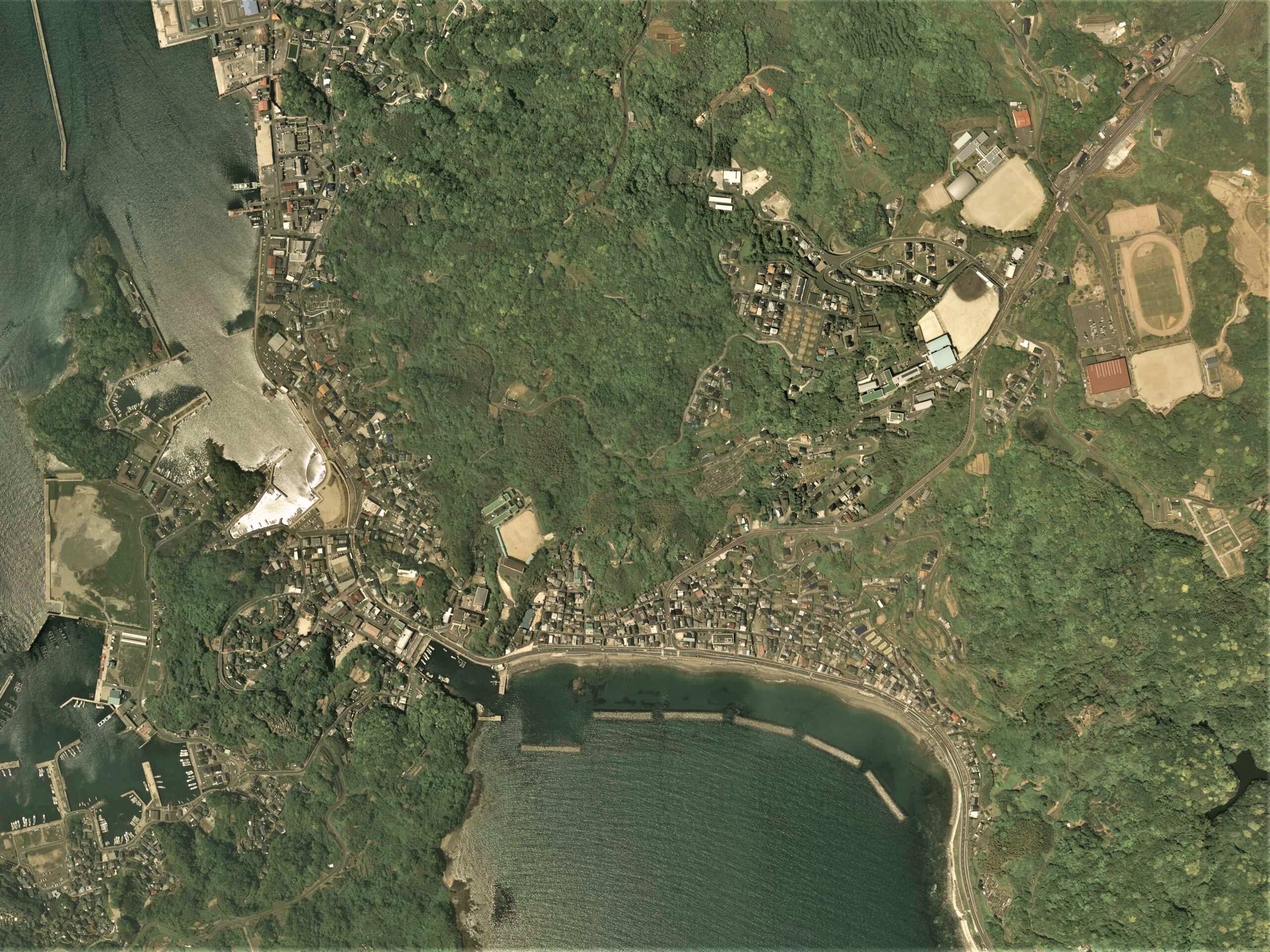 佐世保市尾瀨地區航拍照片