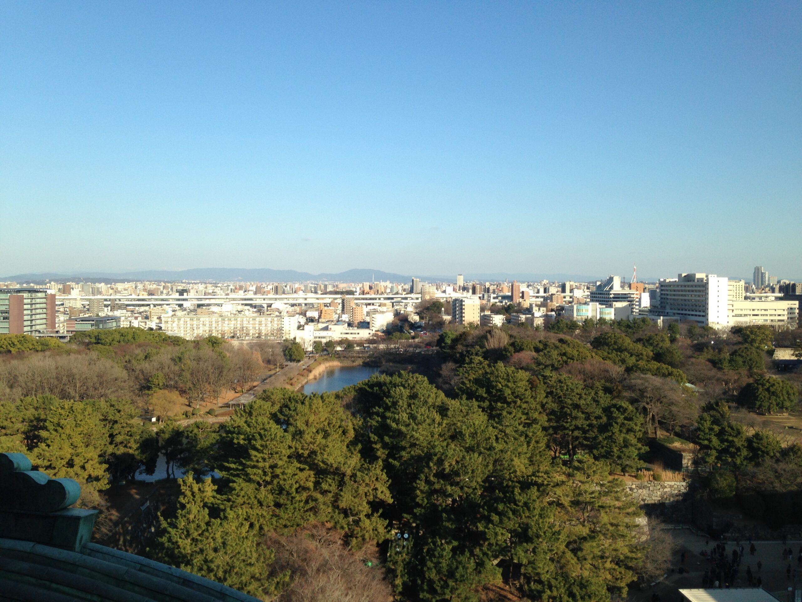 名古屋城天守閣東側景觀