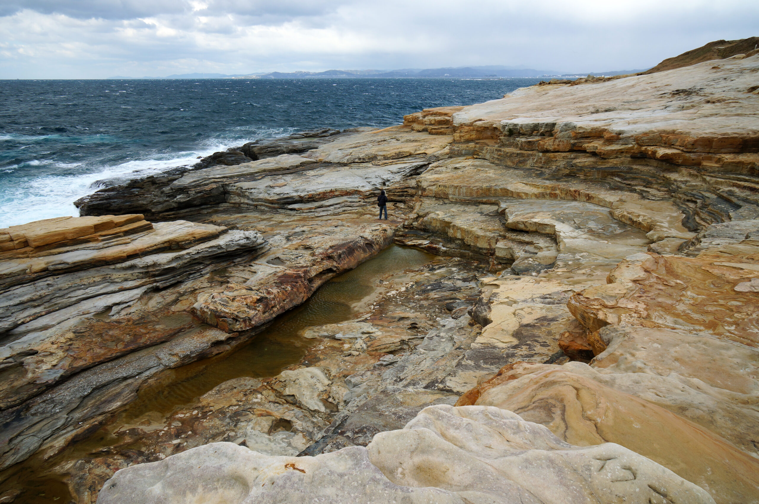 和歌山縣白濱千疊敷景觀