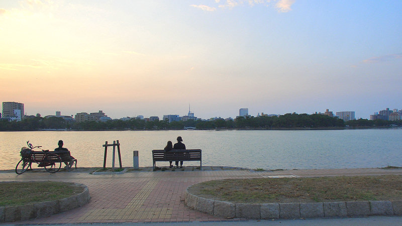 大濠公園夜景
