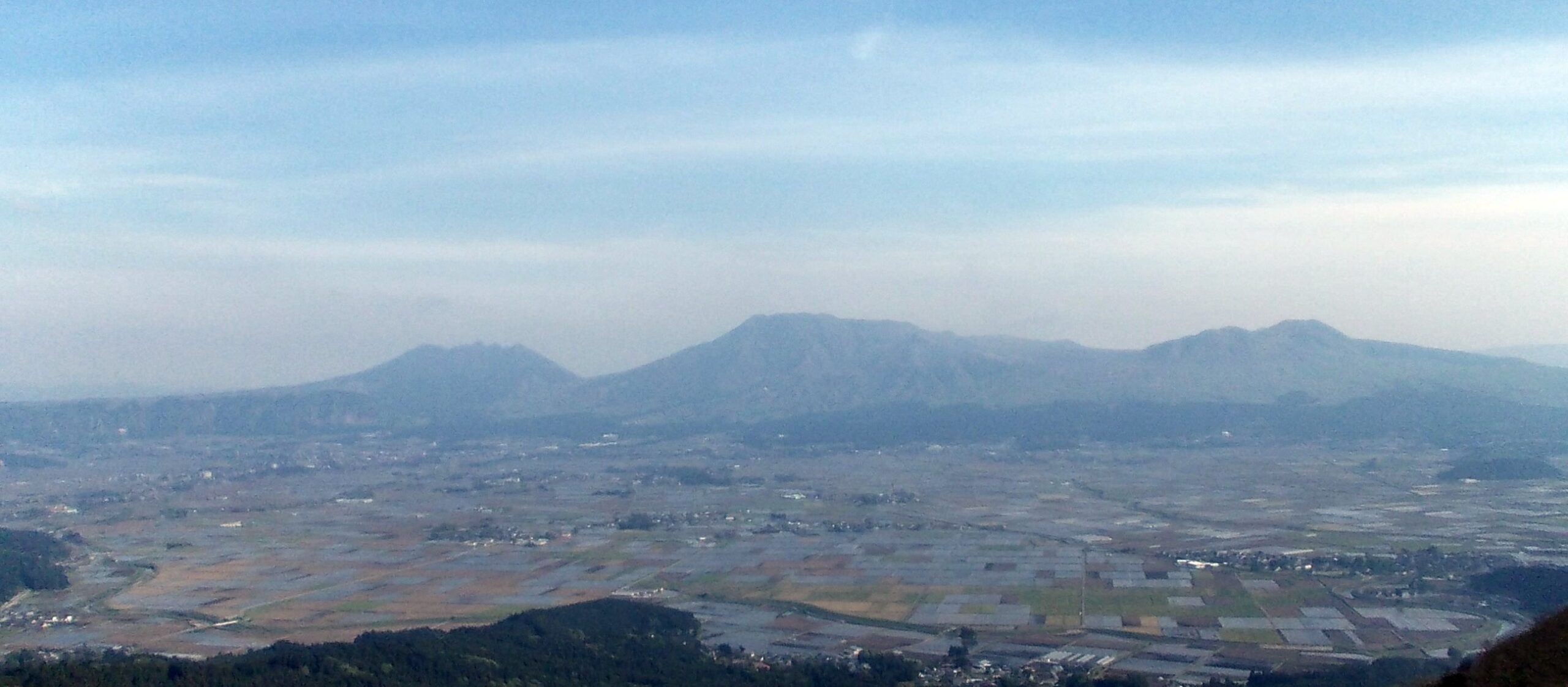 大觀峰眺望阿蘇五岳全景