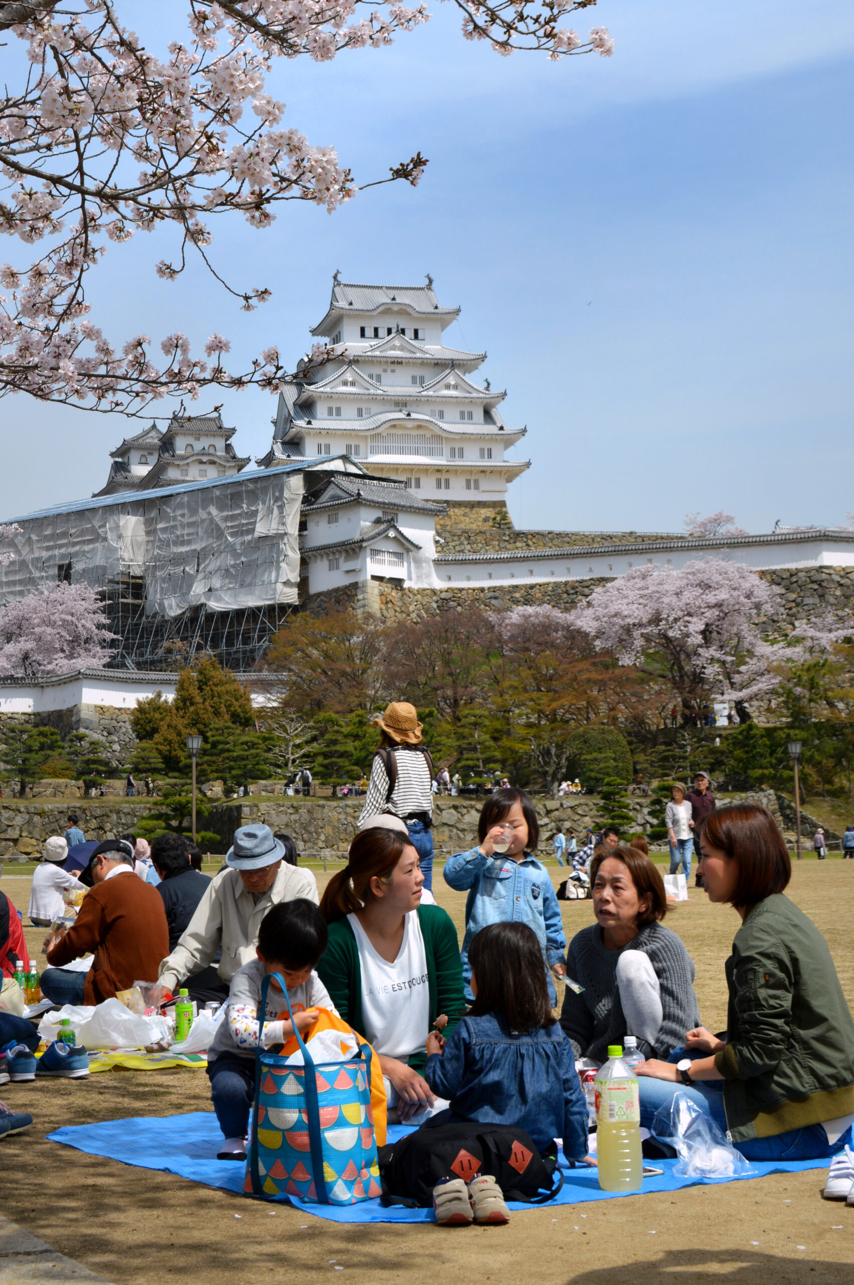 姬路城公園家庭野餐