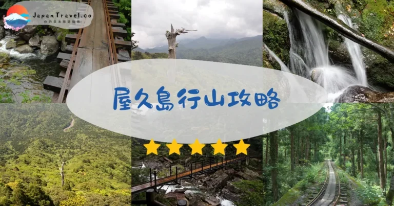 【屋久島行山】6條路線：縄文杉/白谷雲水峽/宮之浦岳