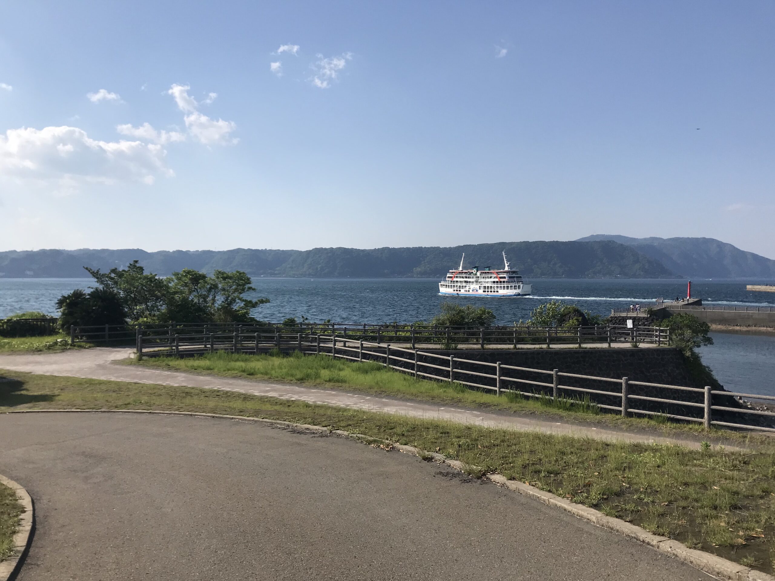 從彩虹櫻島酒店眺望鹿兒島灣