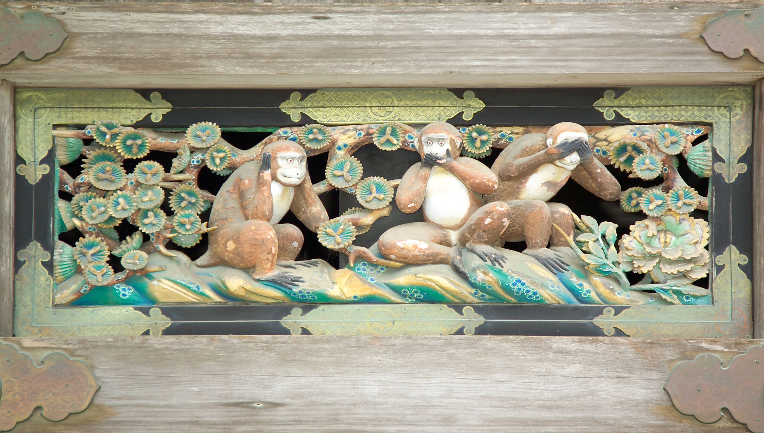 日光東照宮猴子雕塑