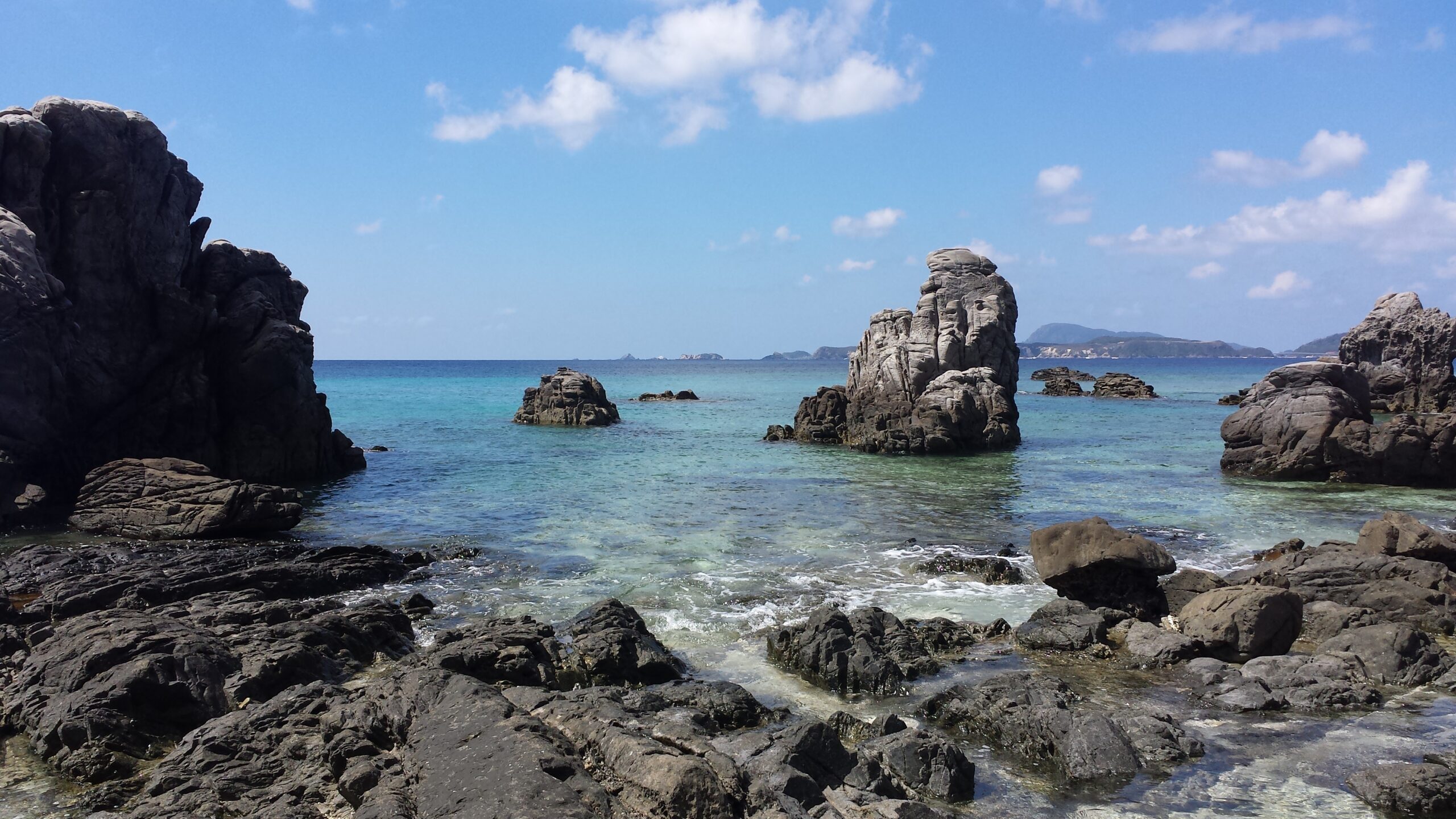 日本沖繩渡嘉敷島阿哈倫海岸