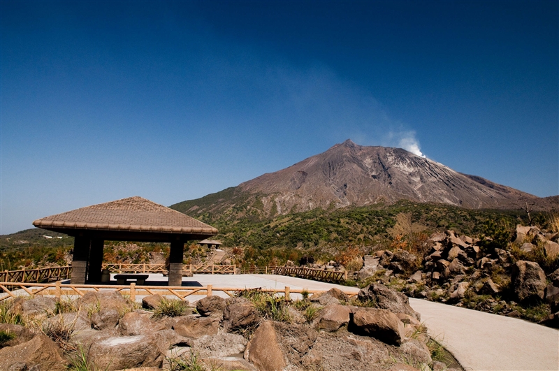 有村溶岩展望所與櫻島
