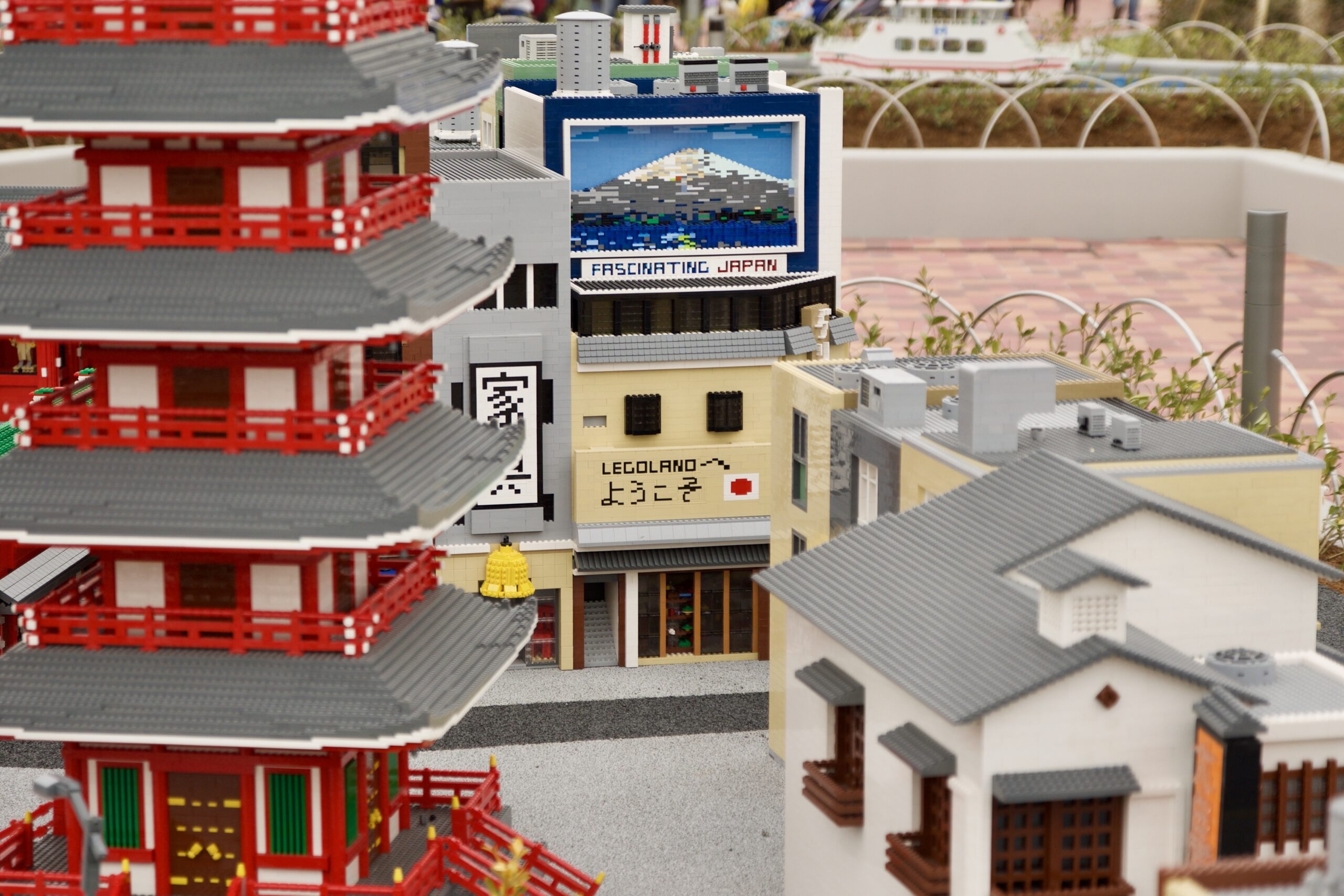 樂高樂園迷你日本城市模型