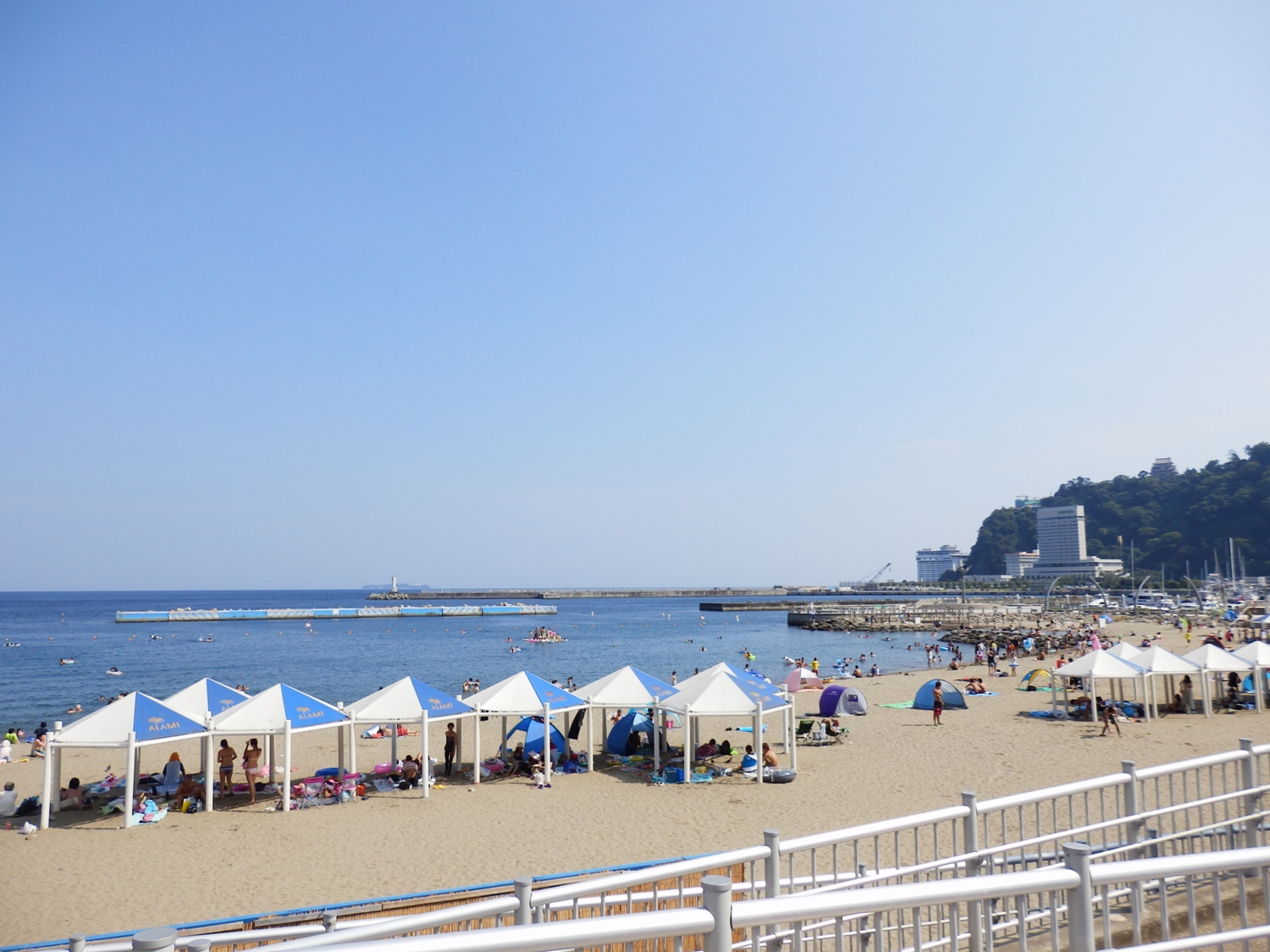 熱海陽光海灘的親子戲水區域