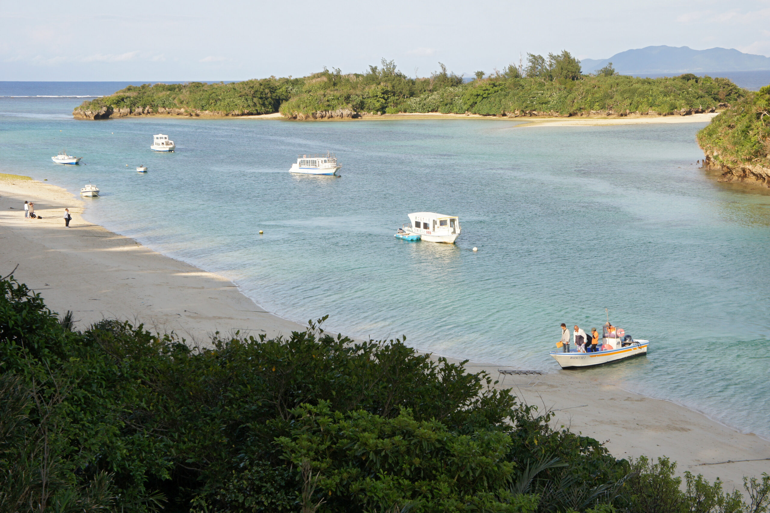 石垣島川平灣七色海景全景