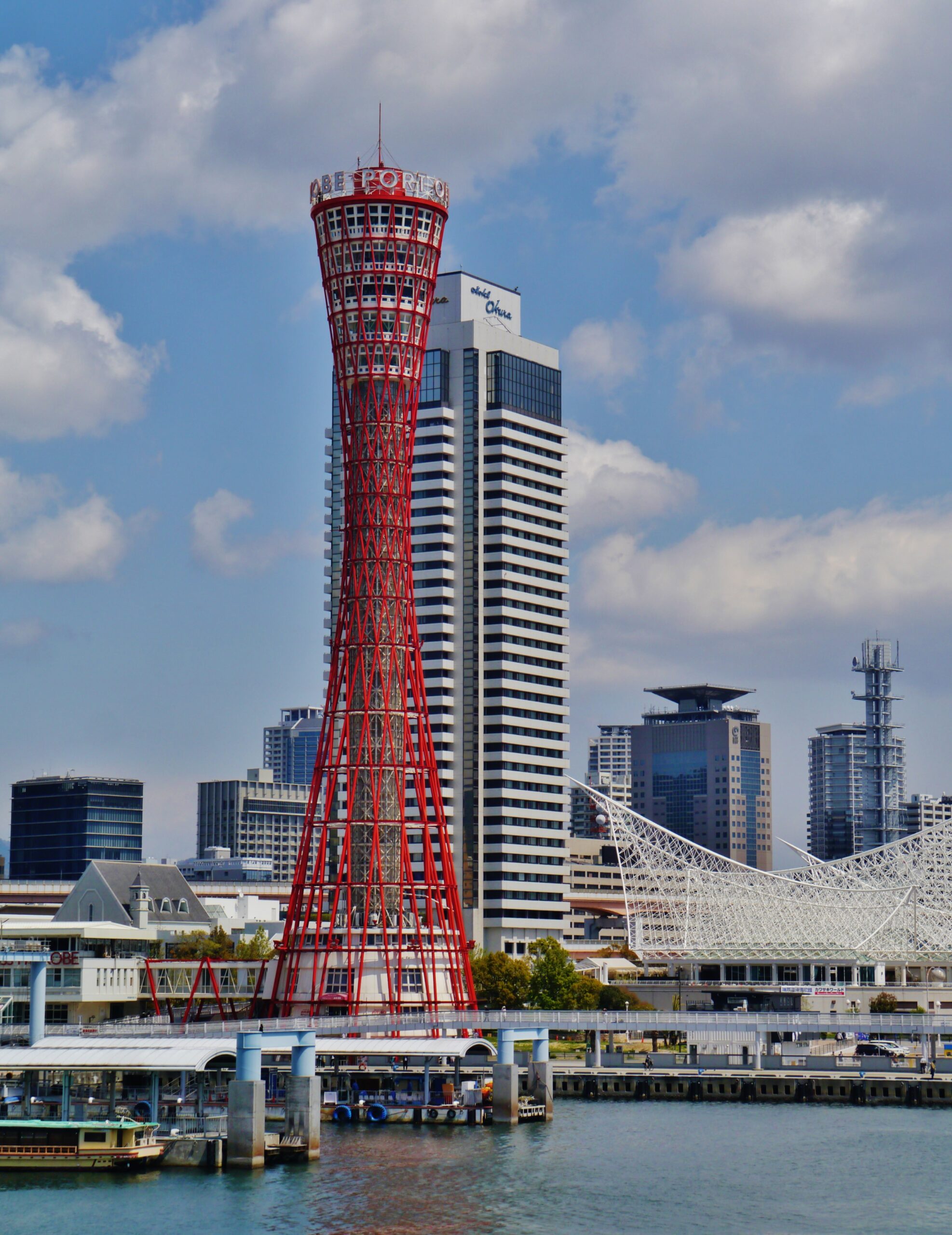 神戶港塔門票售票處與價格看板