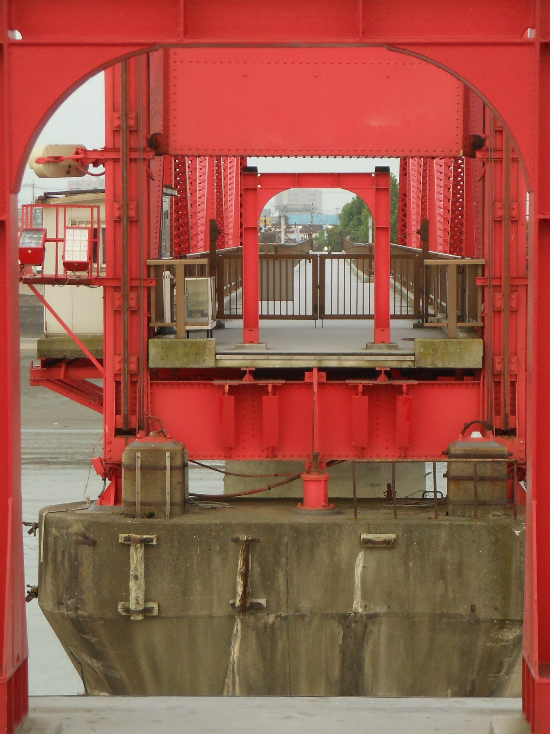 筑後川升降橋起重設備