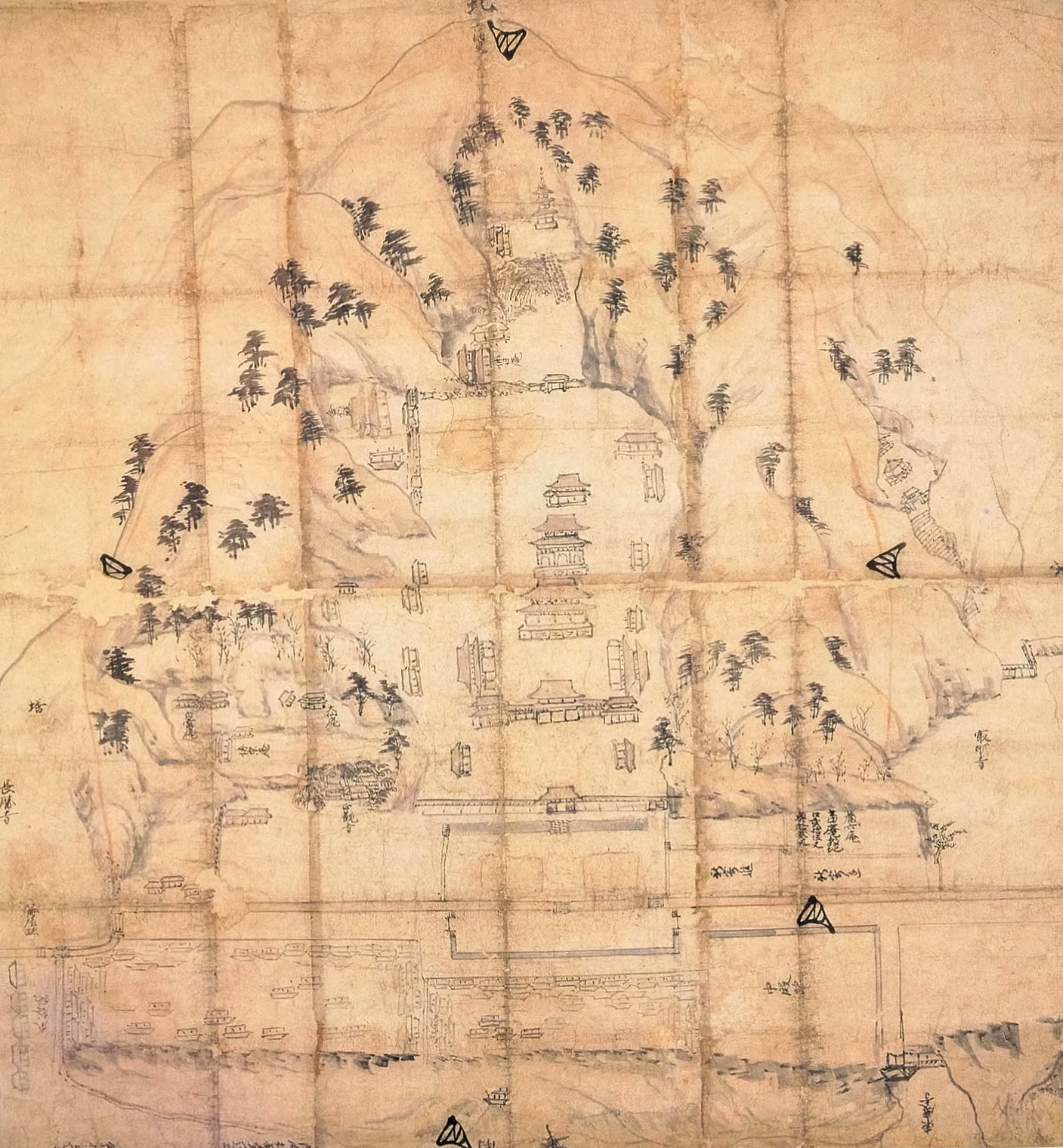 繪圖版 圓覺寺境內地圖