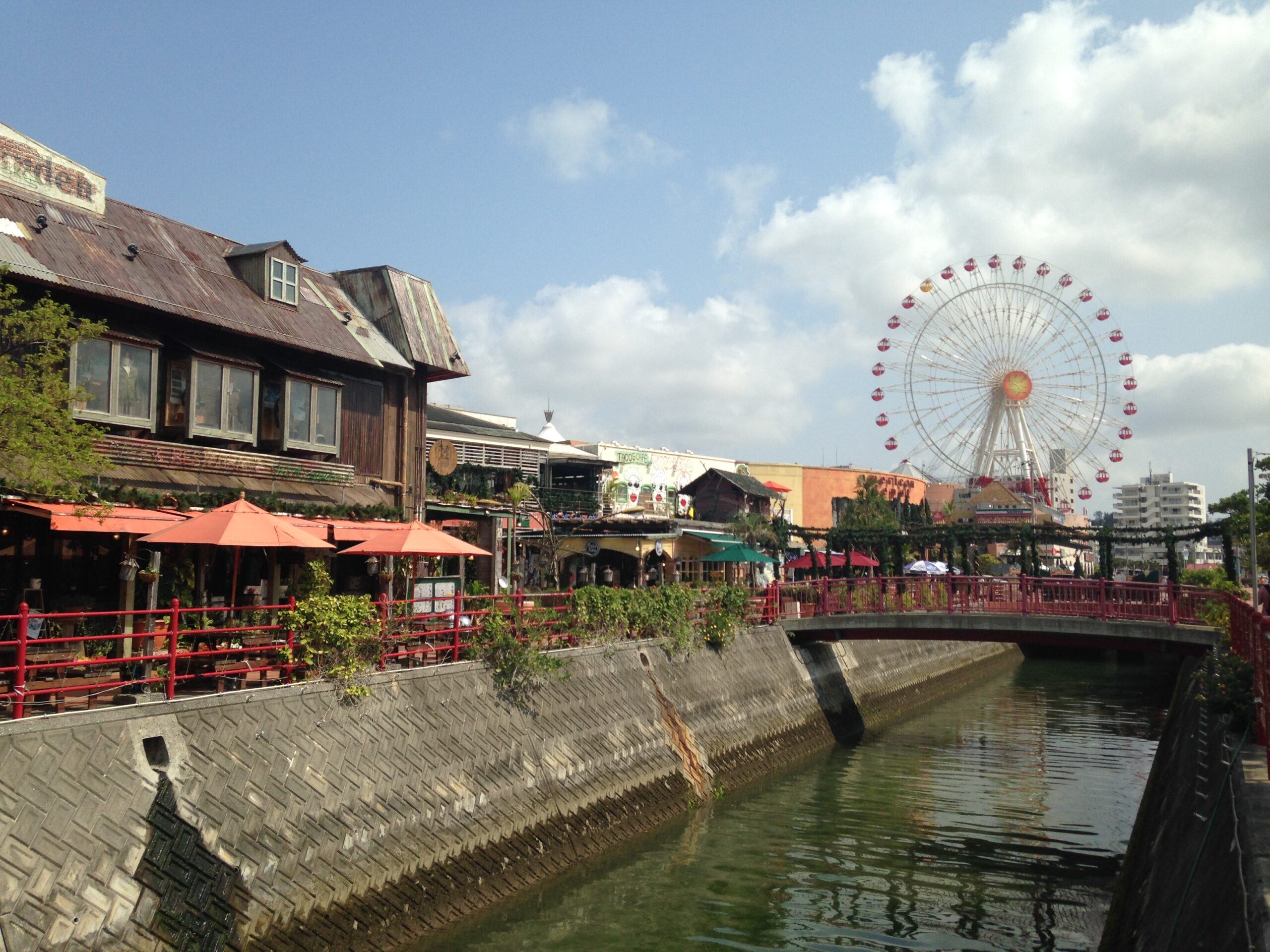 美國村米哈馬鎮渡輪與運河景觀