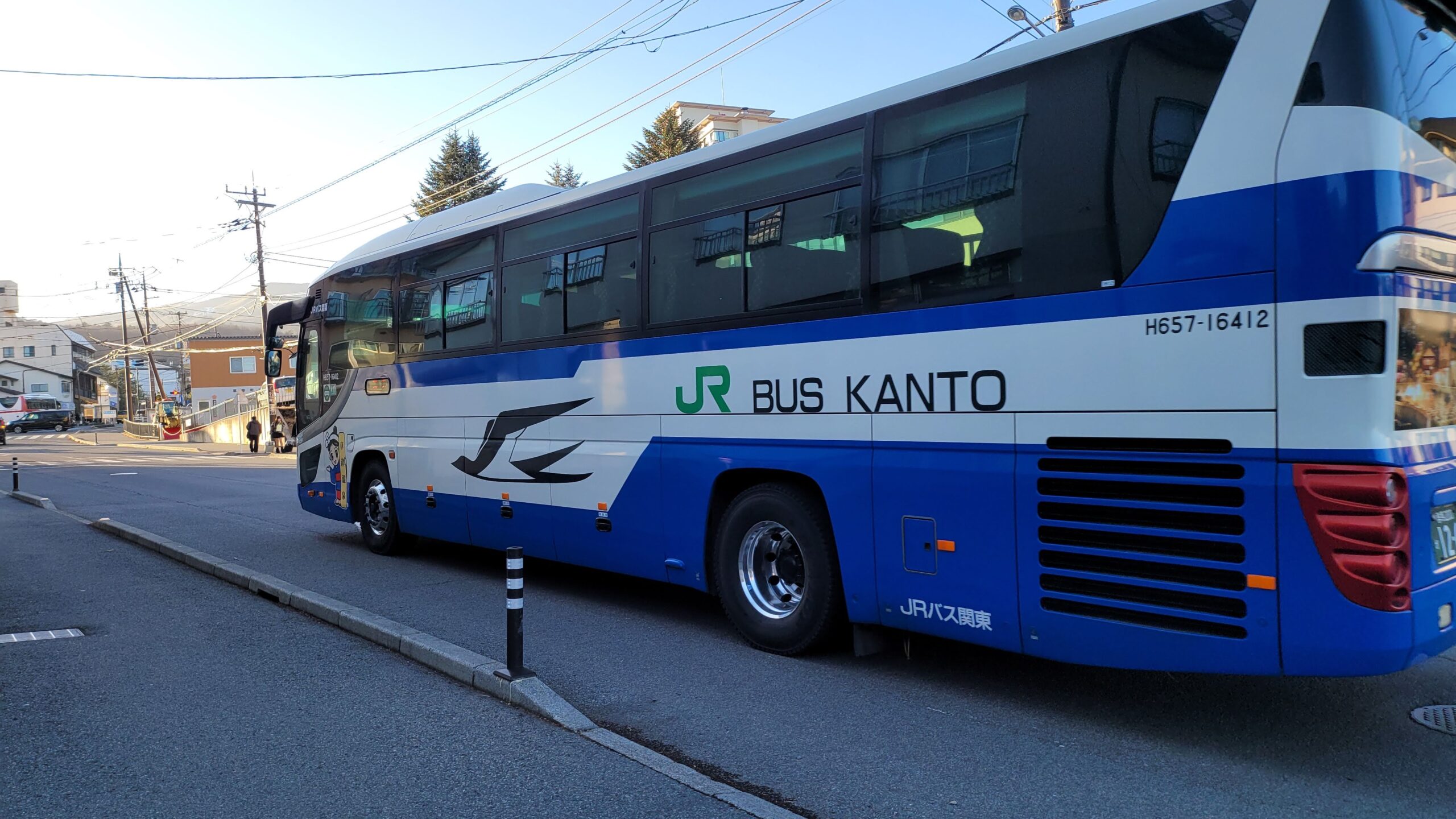 草津溫泉巴士總站的巴士