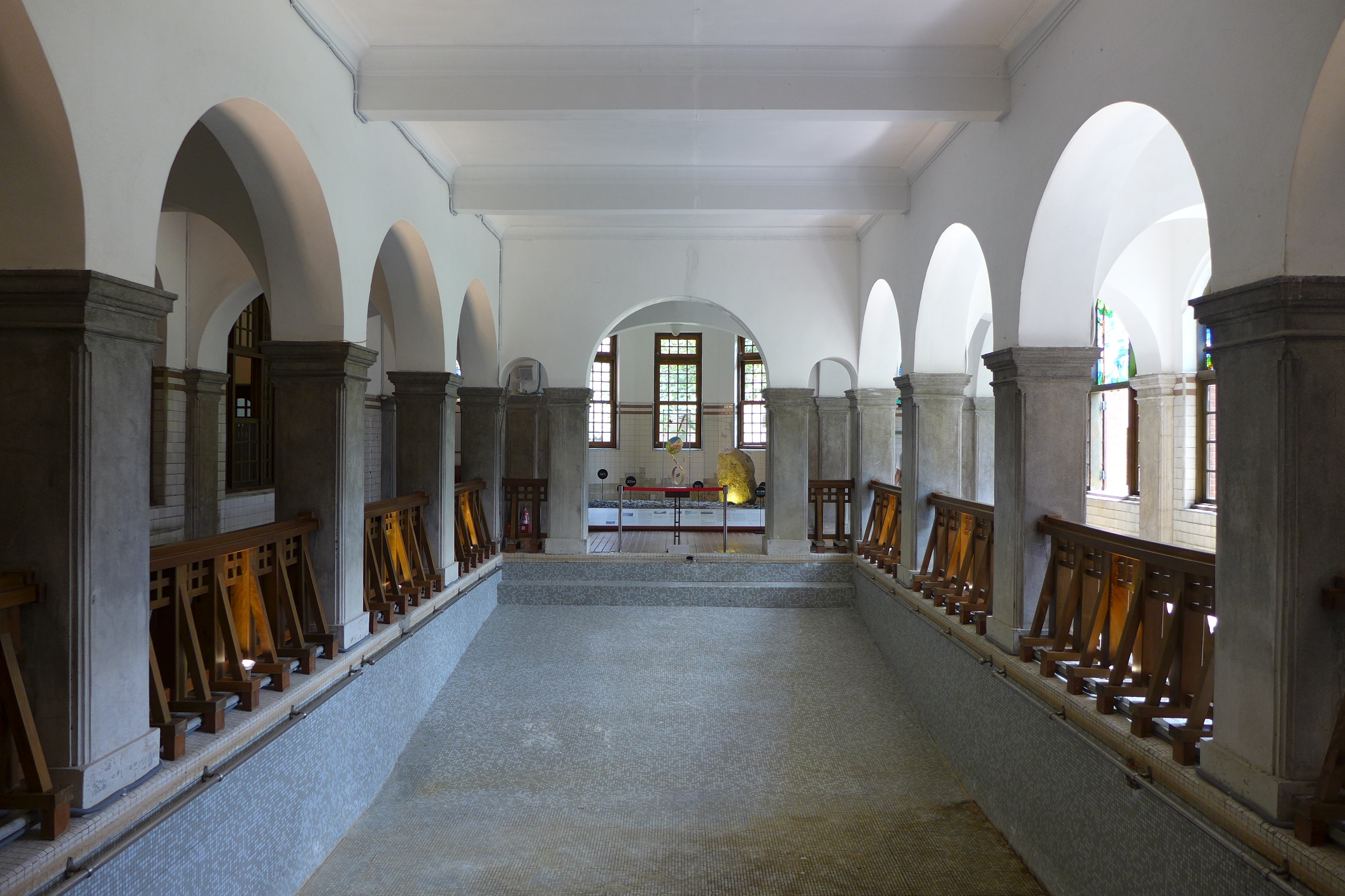 衛頭溫泉博物館疊蓆大廳