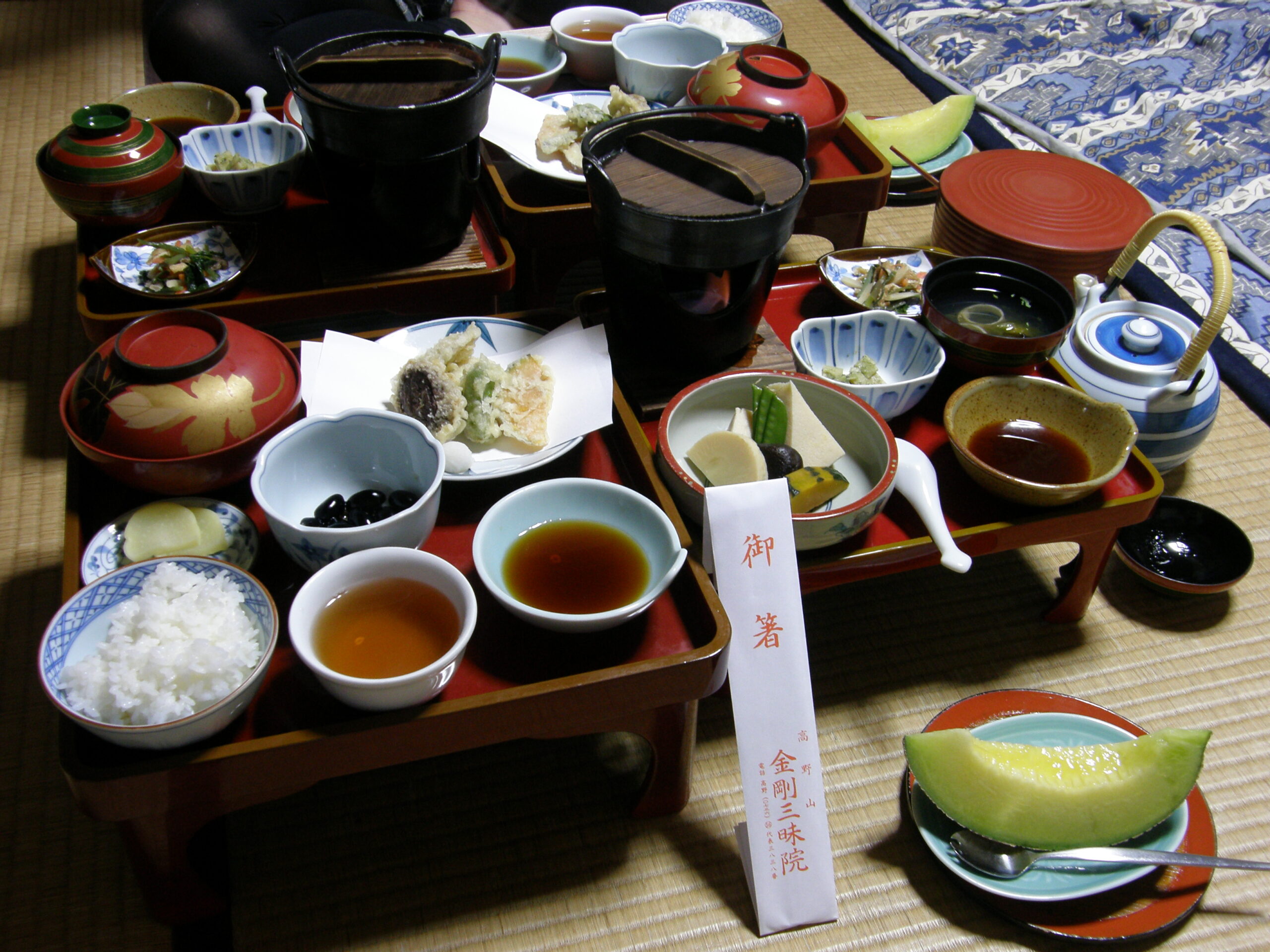 金剛三昧院的佛教素食