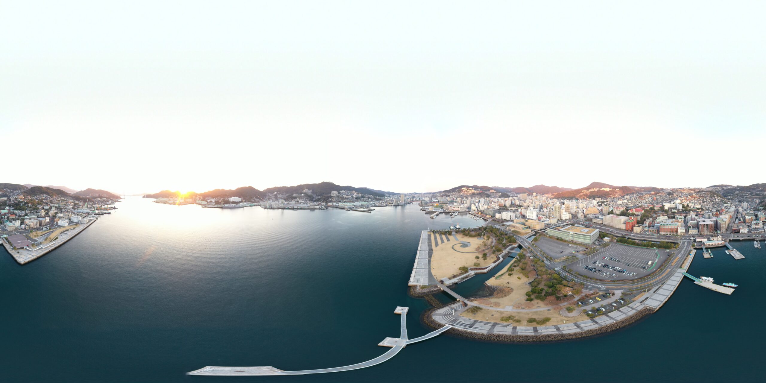 長崎港碼頭與軍艦島登船處