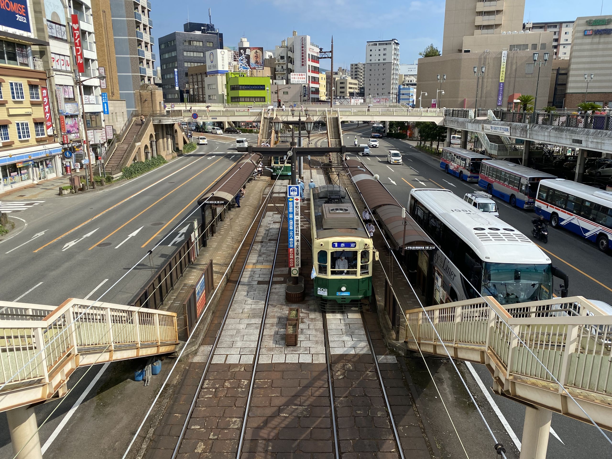 長崎站路面電車站點