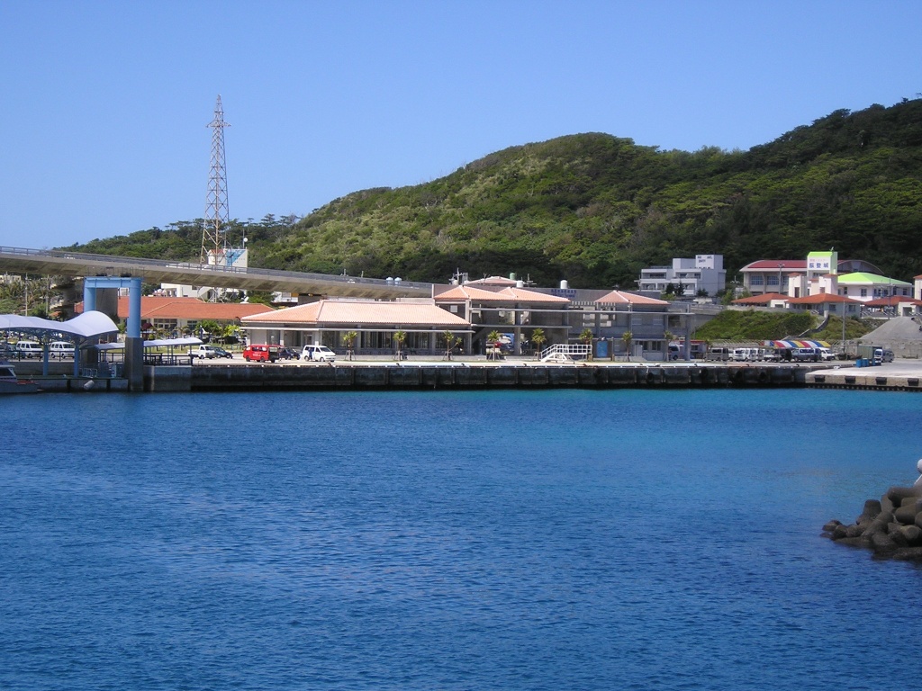 阿嘉島阿嘉港全景
