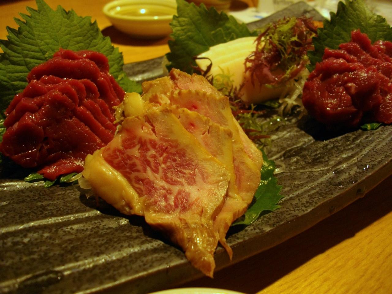 馬刺身精緻盛盤