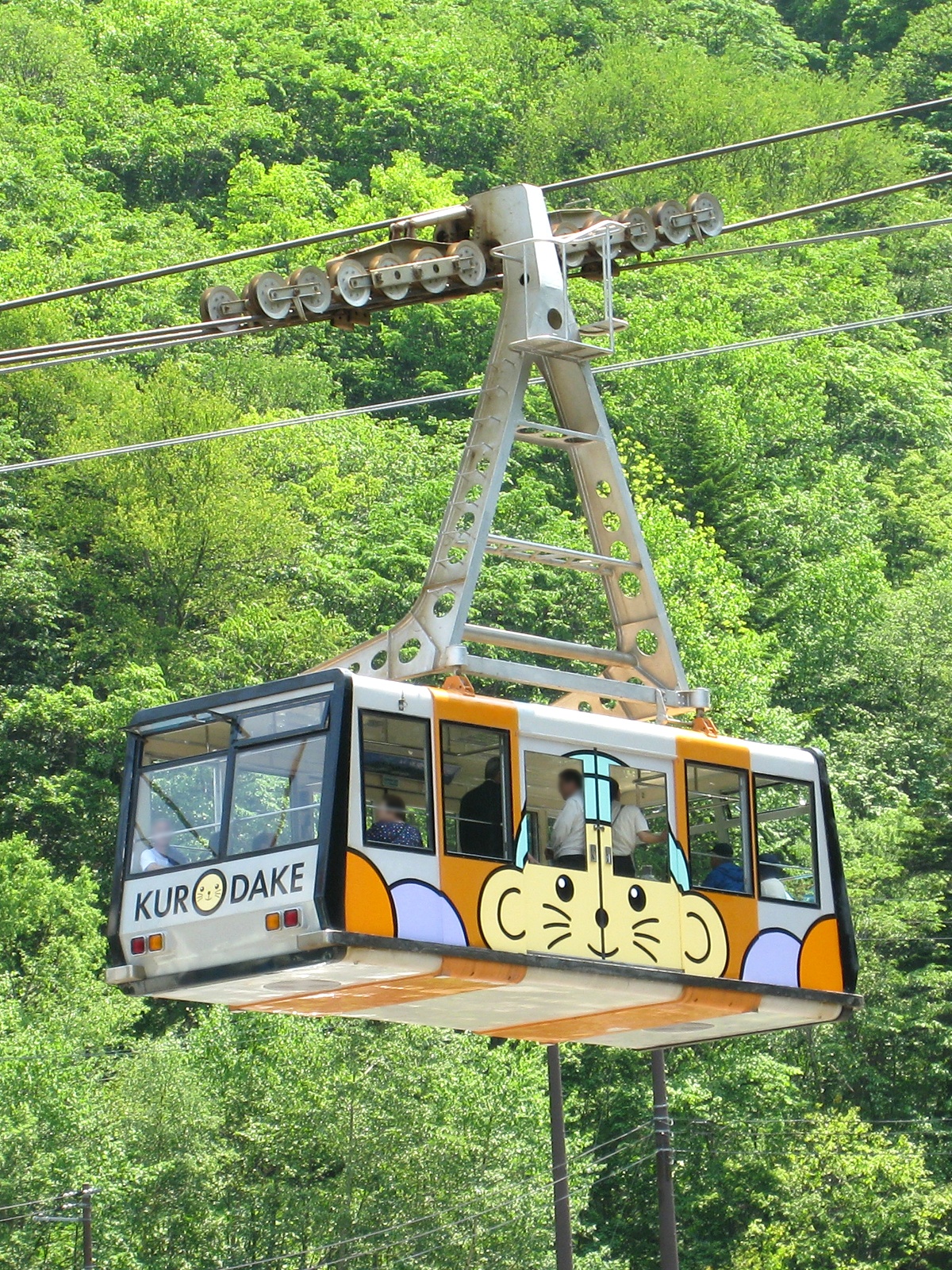 黑岳纜車與山景