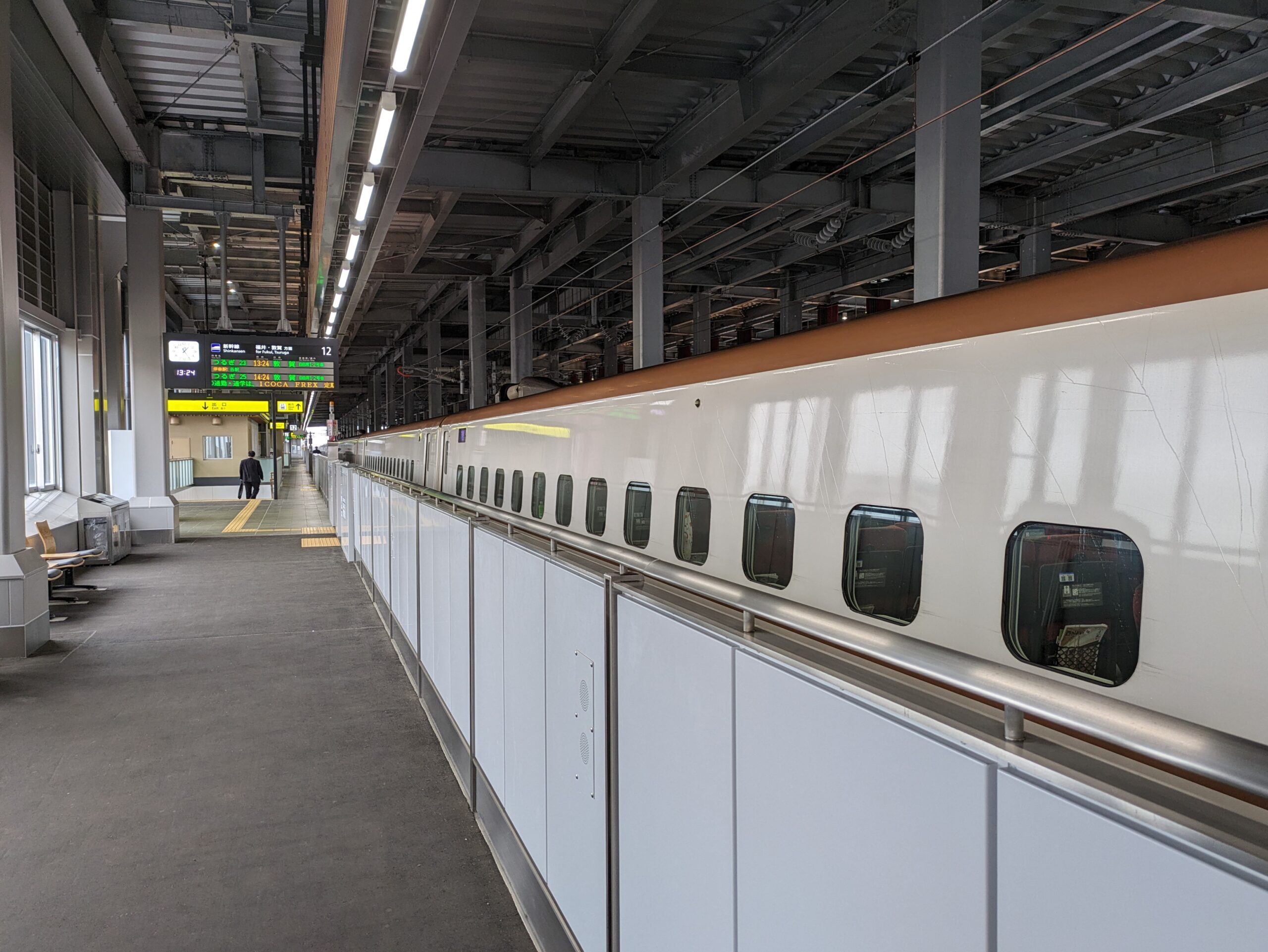 加賀溫泉站北陸新幹線月台