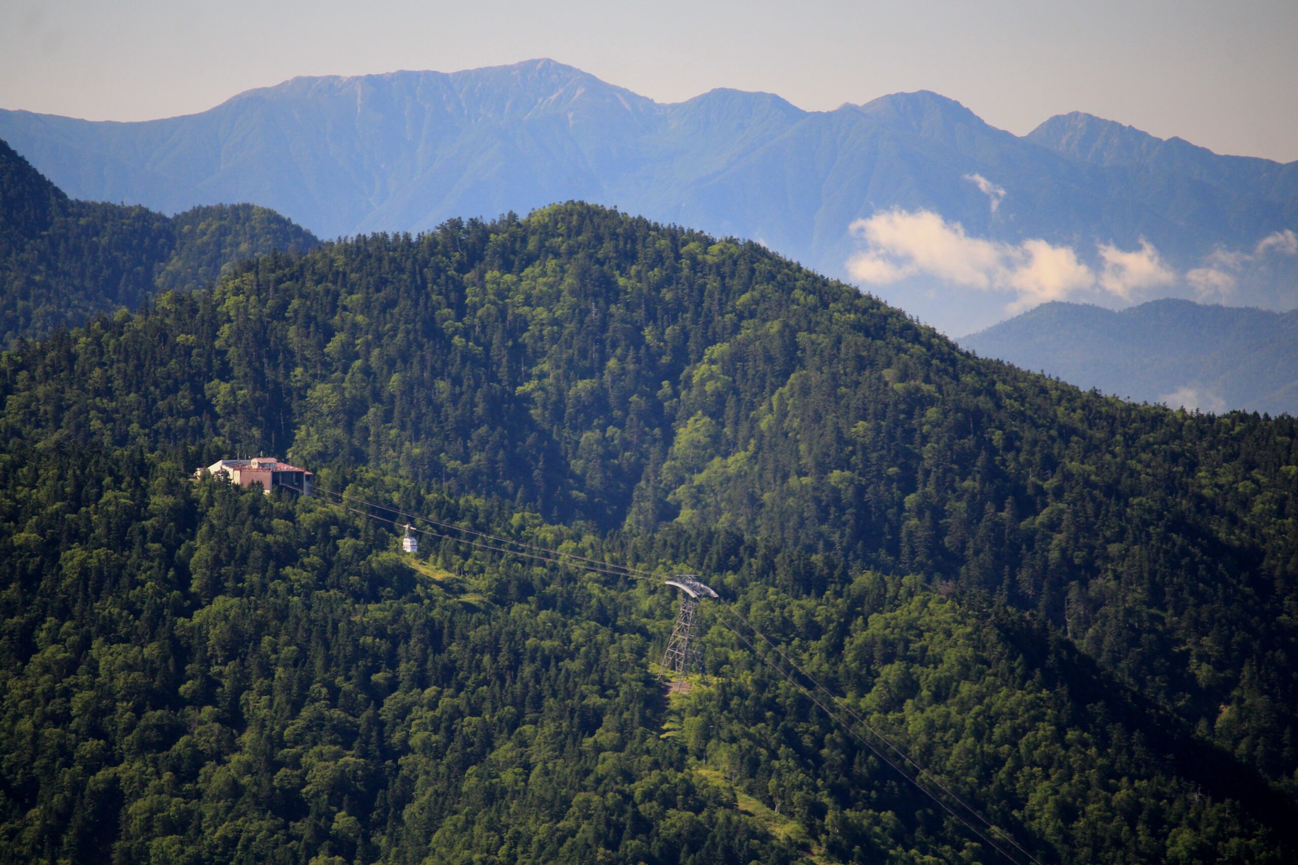 北阿爾卑斯山脈與新穗高纜車