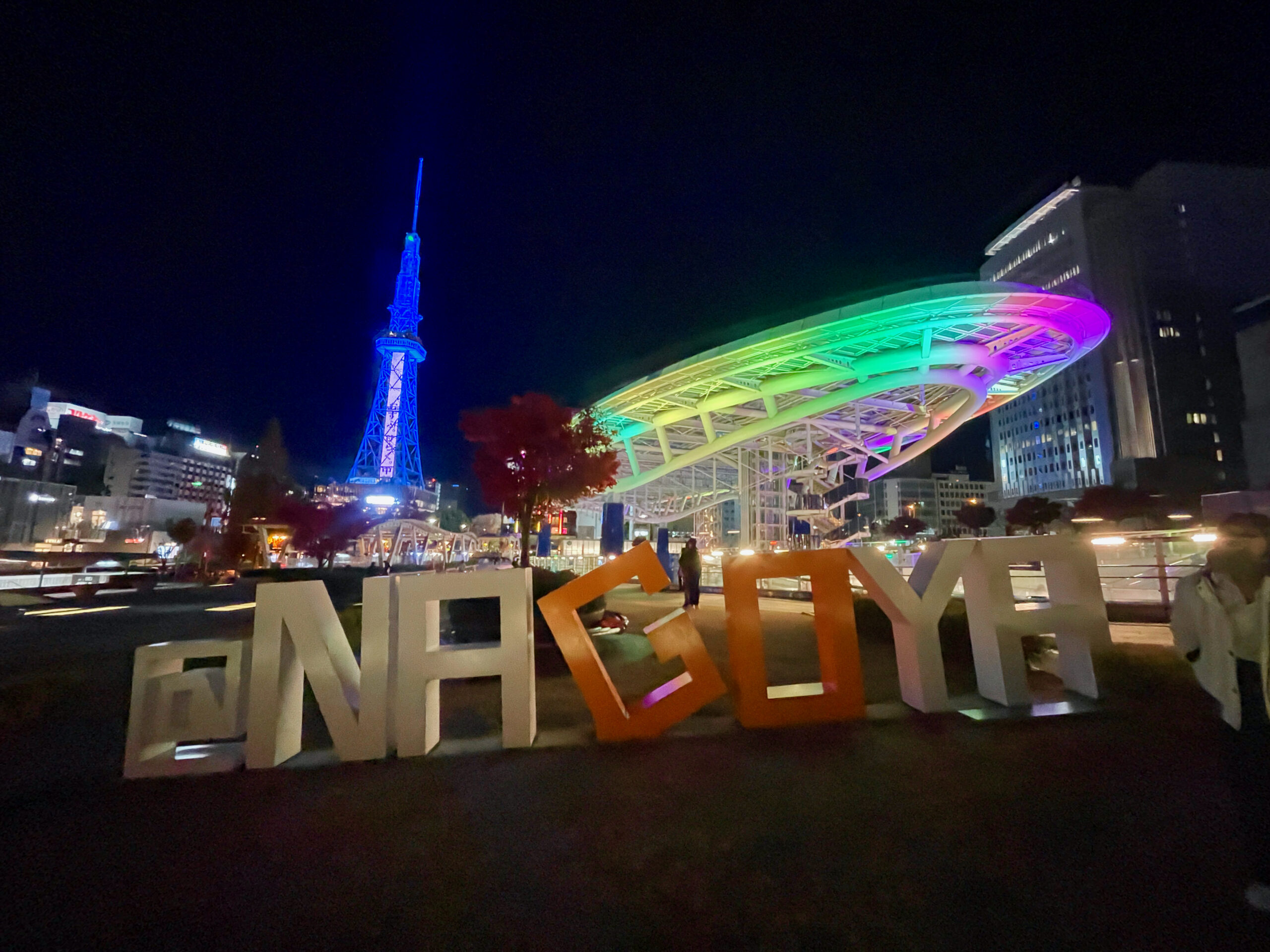 名古屋、Oasis21和名古屋電視塔夜景