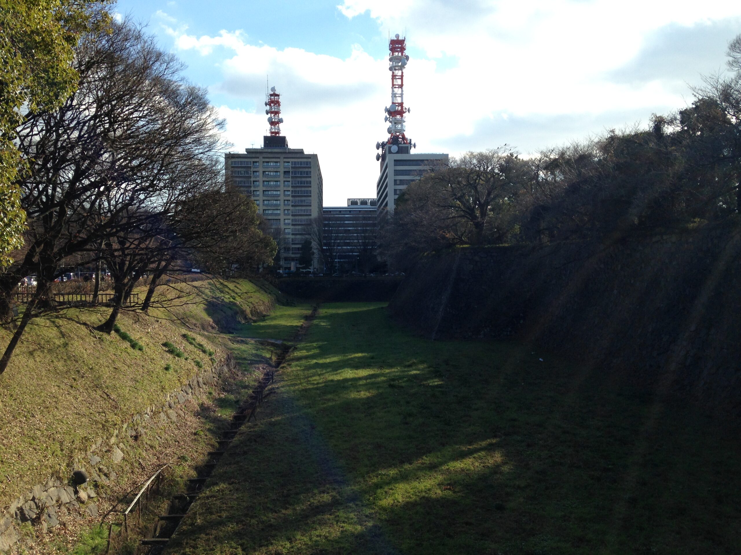 名古屋城東側入口內護城河