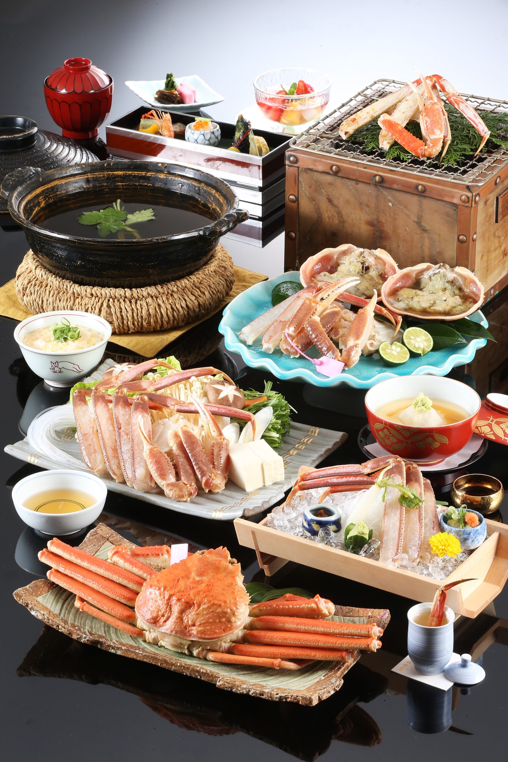城崎溫泉松葉蟹全套料理